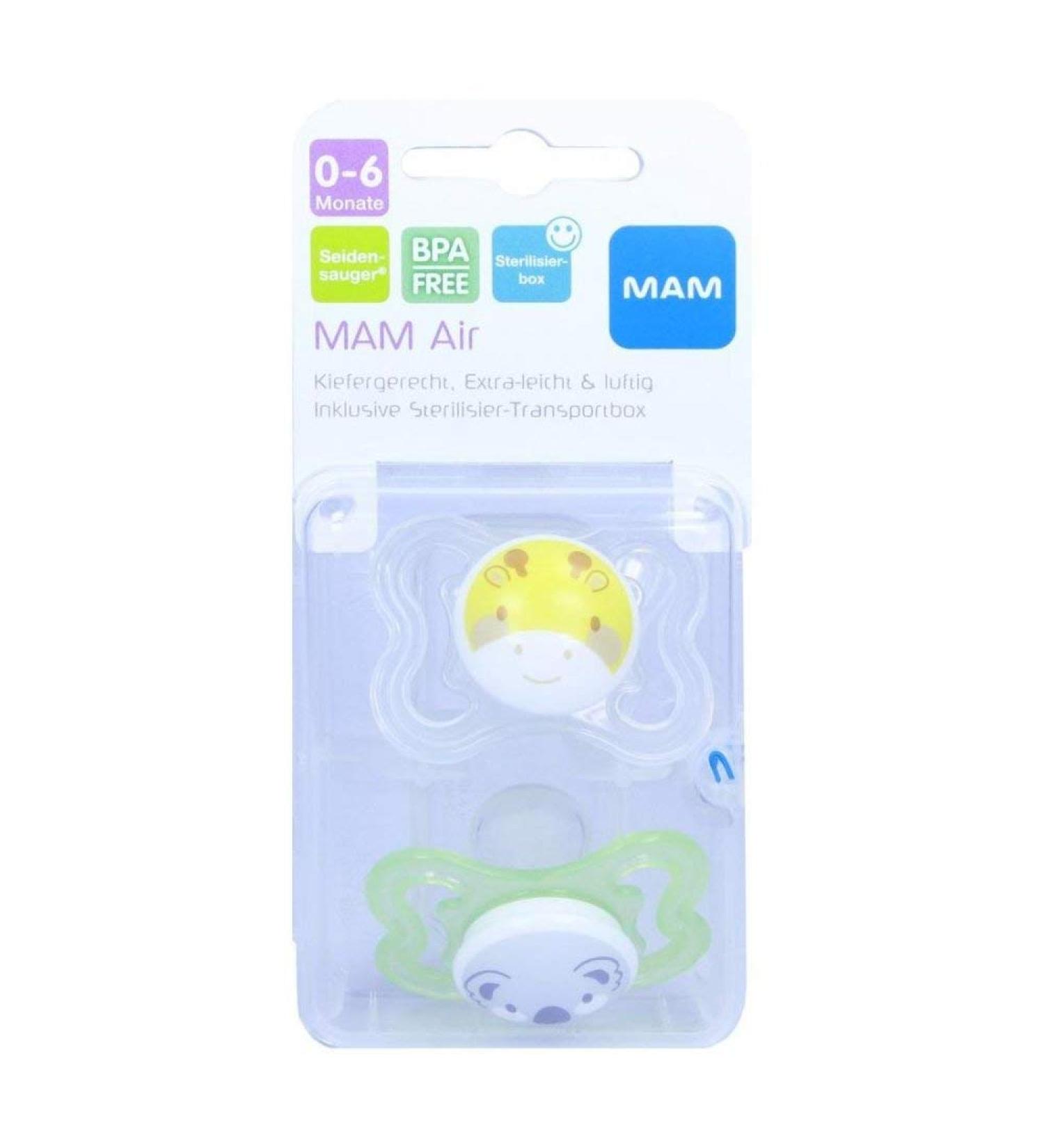 Mam Air silicone 0-6 months 2 hours