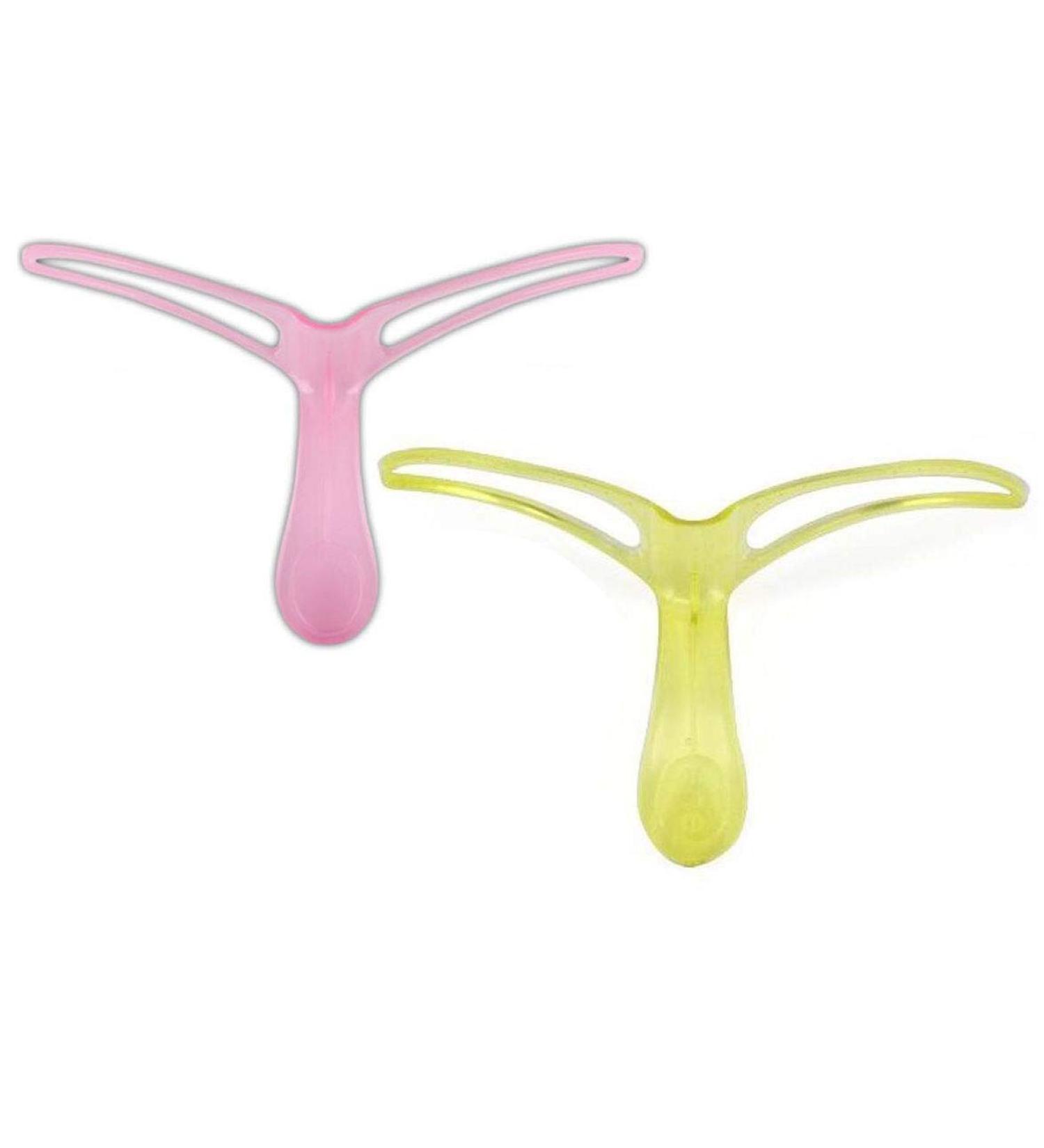 2Pcs Fashionable Eyebrow Stencils Set - Reusable Grooming Makeup Kit for Perfect Shaping - DIY Accessory Tools, Random Color - Buy Online on SooperMarket.com