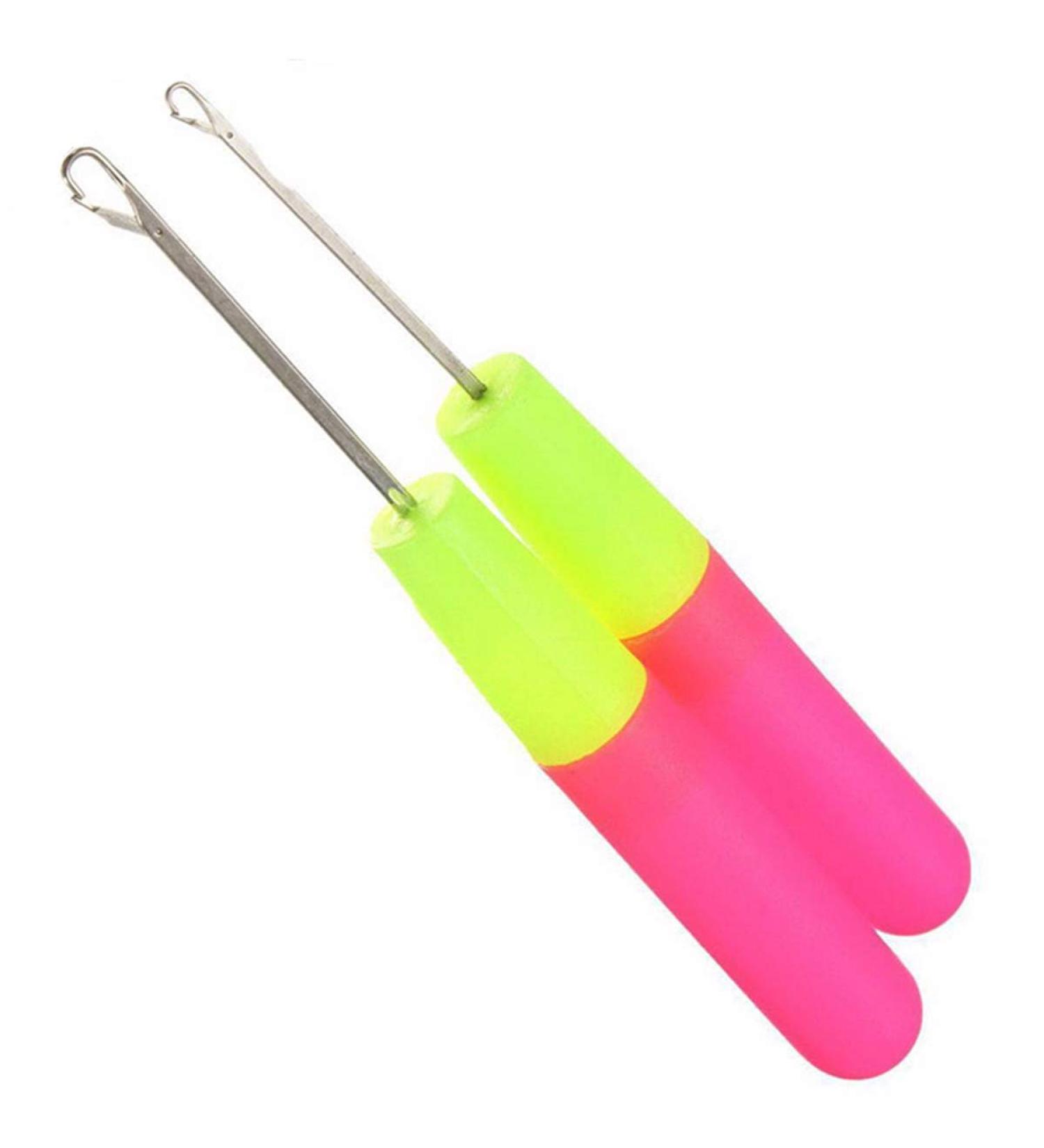 2Pcs Latch Hook Crochet Needle Set for Micro Braids, Hair Extensions & Carpets - Buy Online on SooperMarket.com