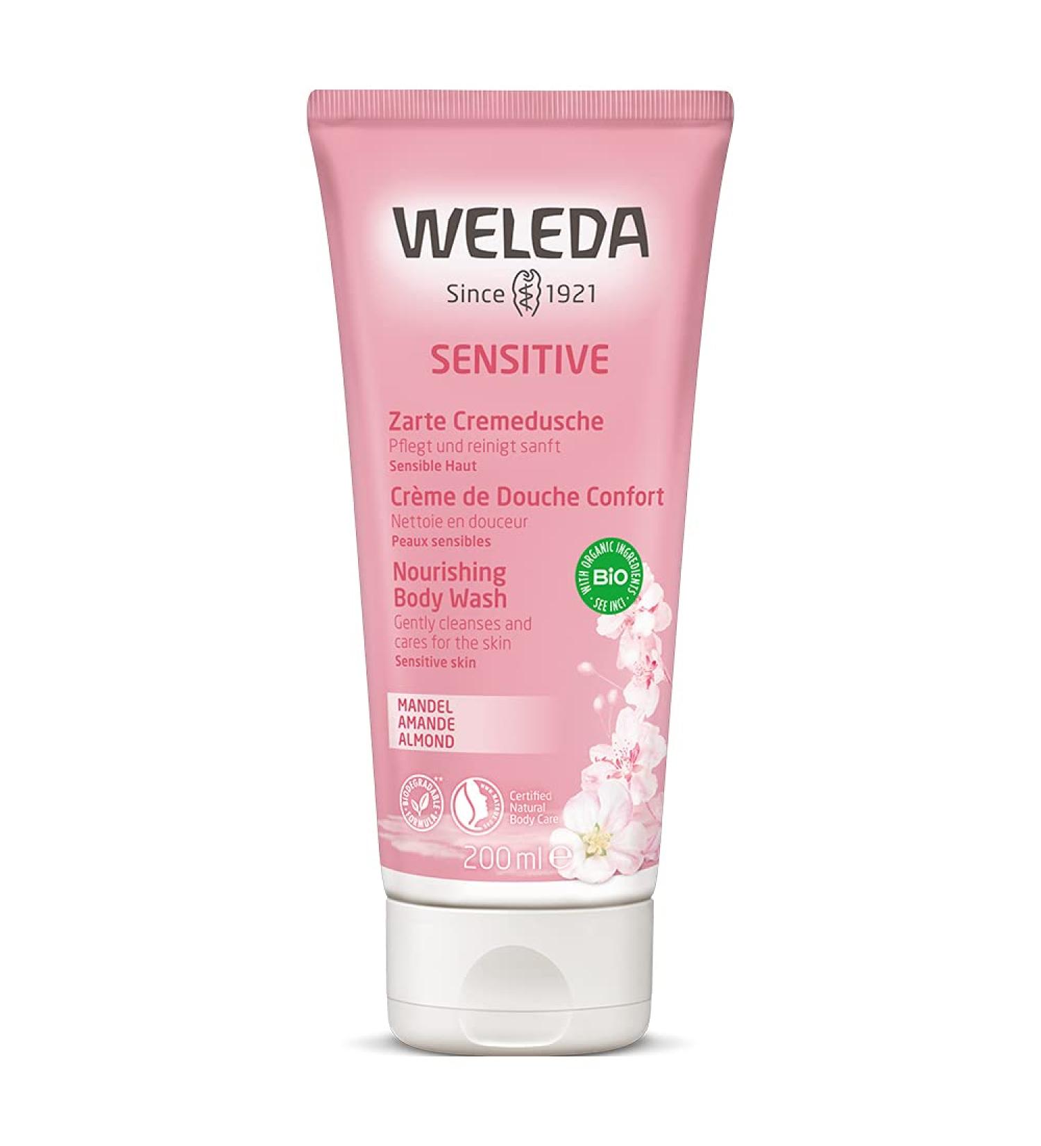 Weleda Almond Soothing Body Wash 6.8 fl oz - Gentle Moisturizing Cleanser - Buy Online on SooperMarket.com