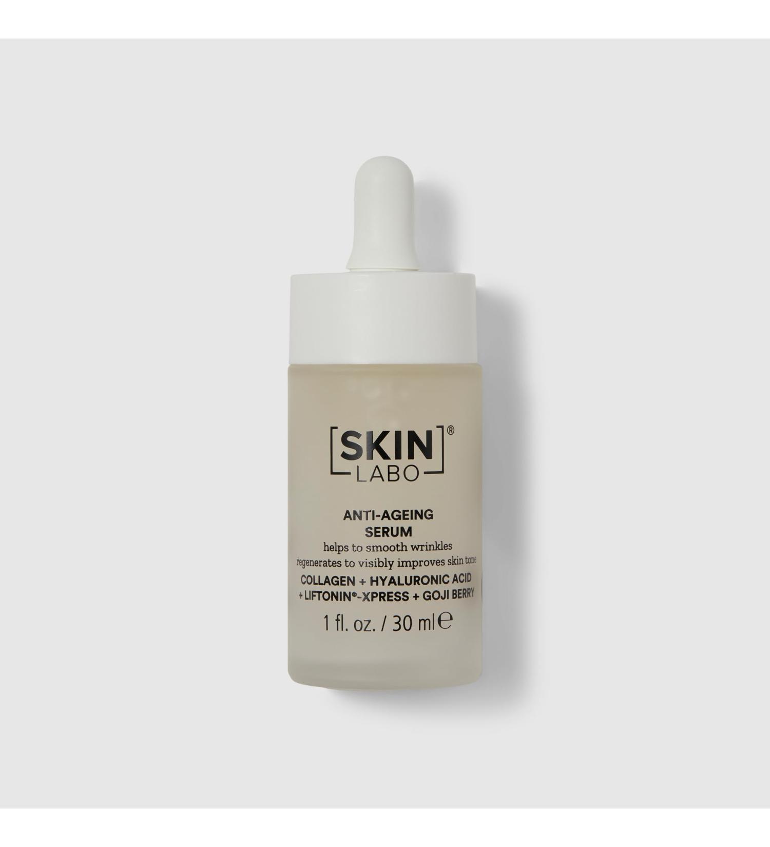 SkinLabo Antiage Serum with Collagen - Intensive Treatment Against the Signs of the Times Deep Nourishes the Skin 30 ml