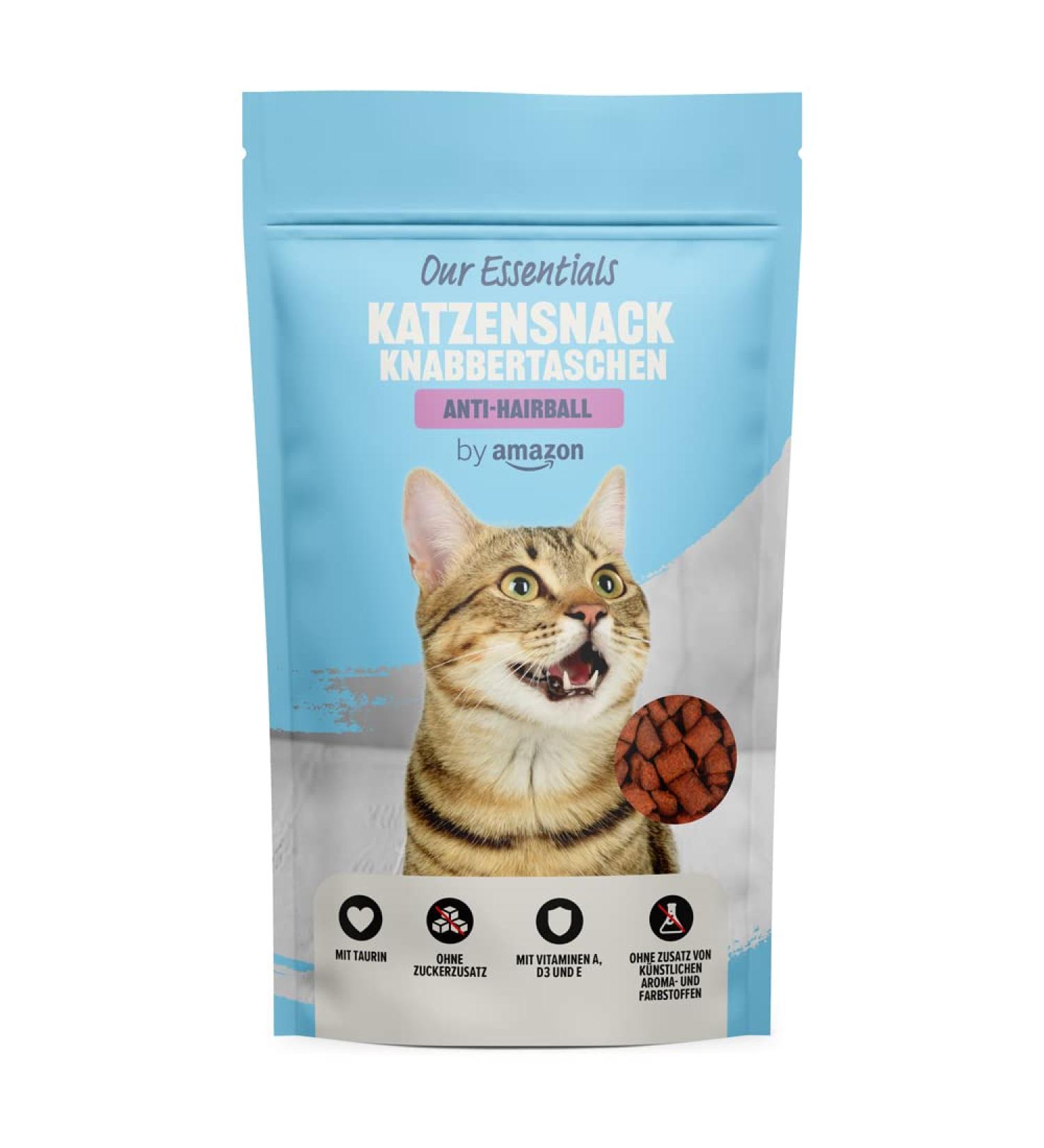 Amazon Cat Snack with Beef & Malt - Anti-Hairball 70g - Nutritious Treat for Healthy Cats - Buy Online on SooperMarket.com
