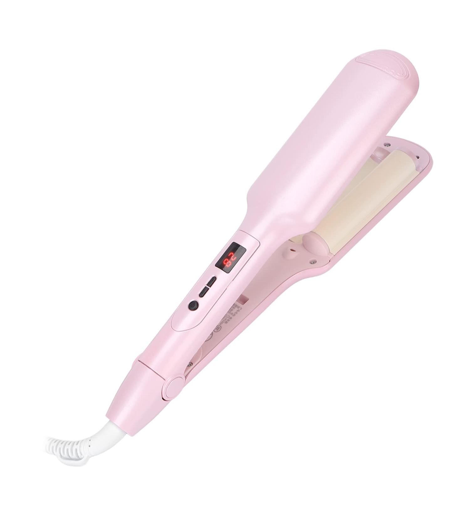 Small Roll Hair Curler 2 Barrel Hair Waver Portable Waver Curling Wand Temperature Adjustable for Short Hair for Home for All Hair Types (US Plug 110V) - Buy Online on SooperMarket.com