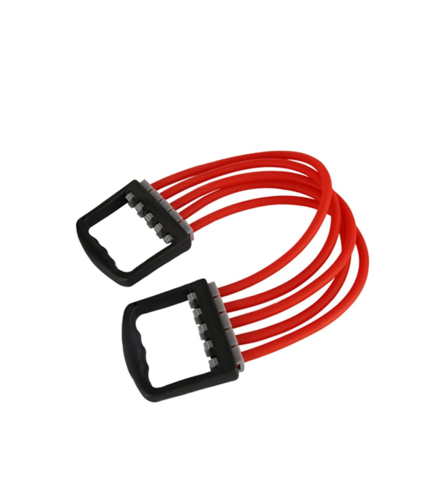 Kisangel Elastic Exercise Band - Resistance Ropes for Arm & Chest Training | Fitness Equipment for Muscle Strengthening - Buy Online on SooperMarket.com