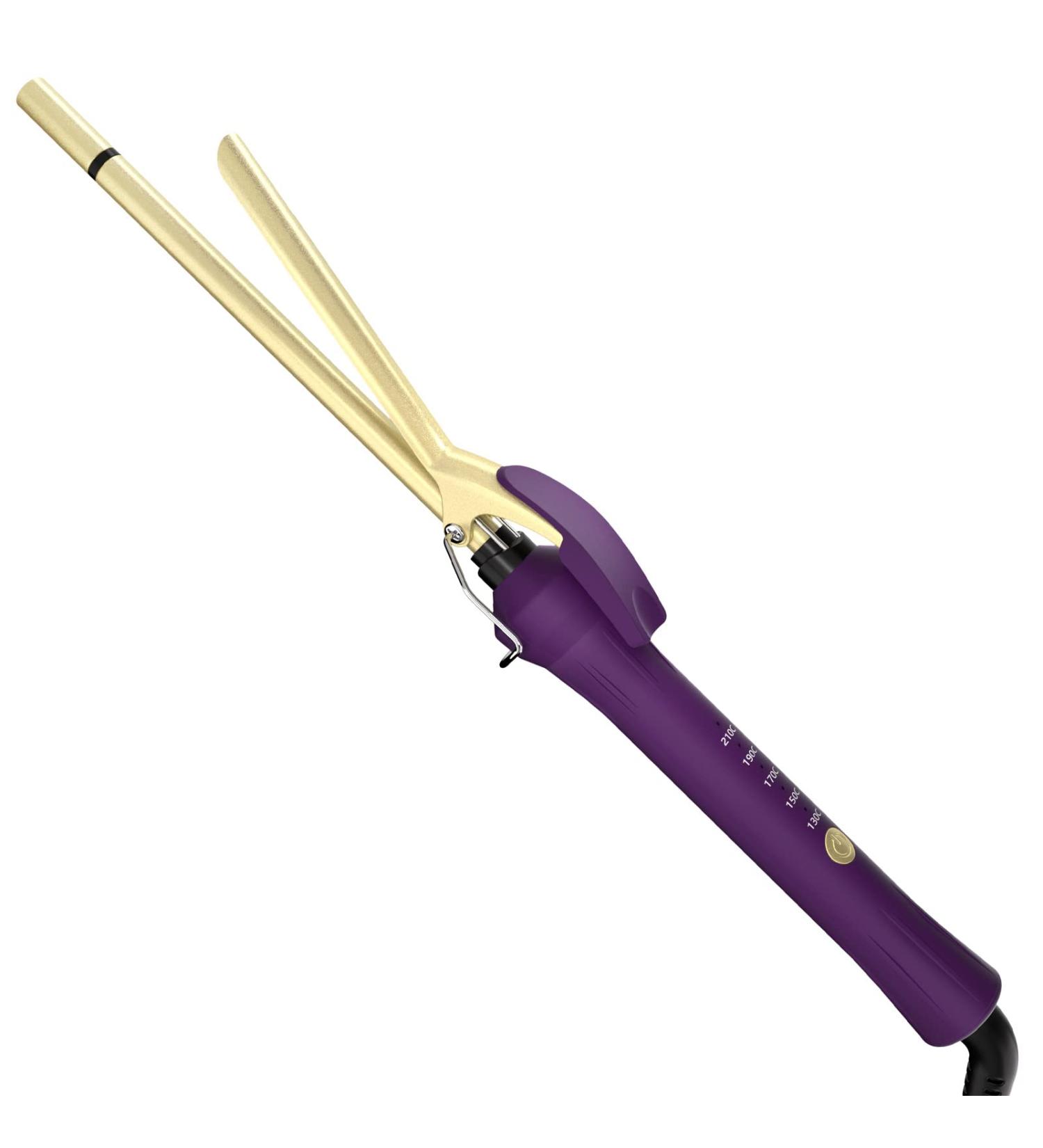 SHOW 9mm Tourmaline Ceramic Curling Tong for Short/Long Hair - Professional Skinny Hair Curler Iron - 3/8 Inch Barrel Width for Perfect Curls - Buy Online on SooperMarket.com