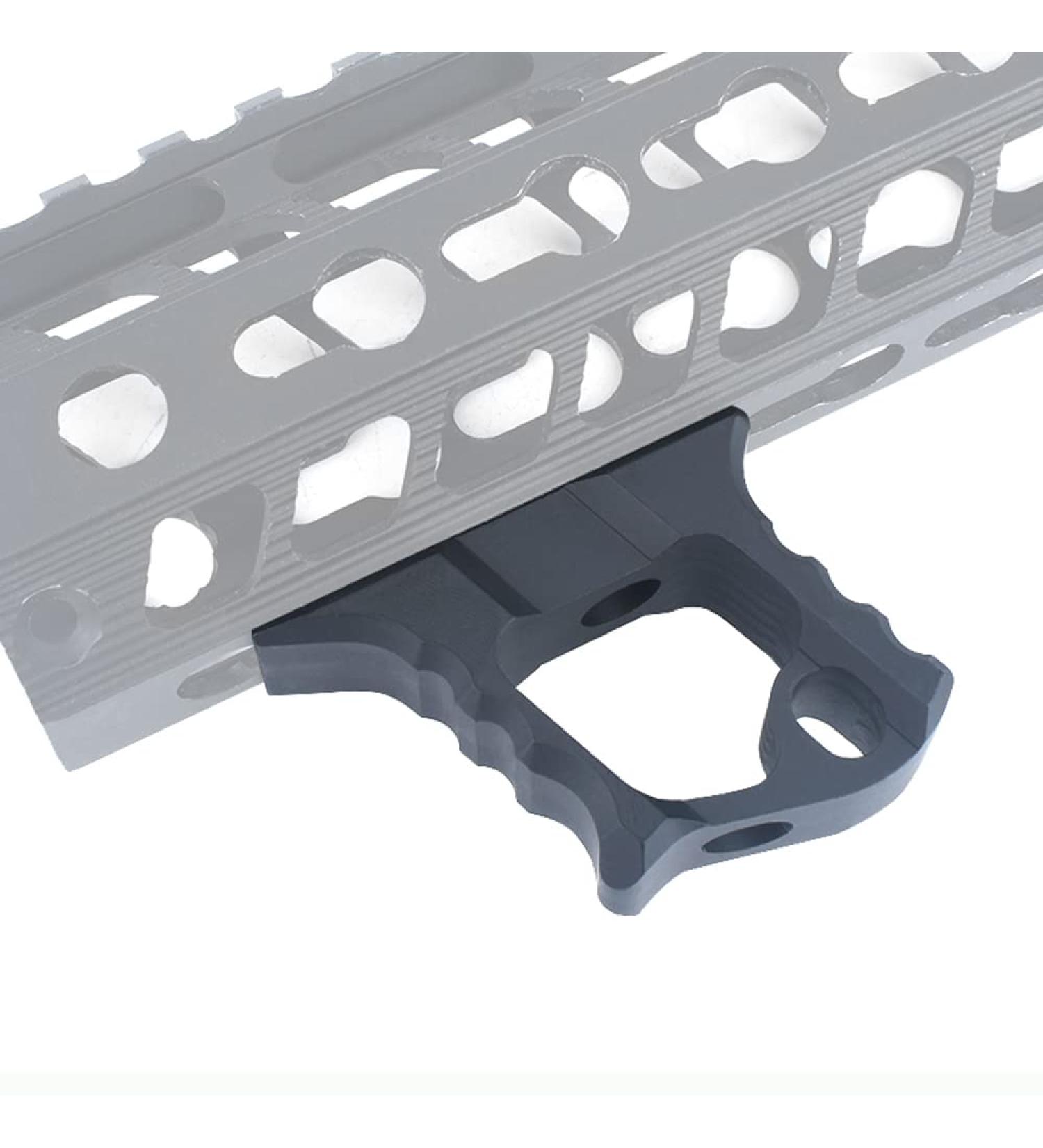 SBGJMY TD Halo Tactical Aluminum Rain Angle Manual Stop | Air Force Handle for M-Locomotive & KeyMod Protection Systems (Black) - International Shipping - Buy Online on SooperMarket.com