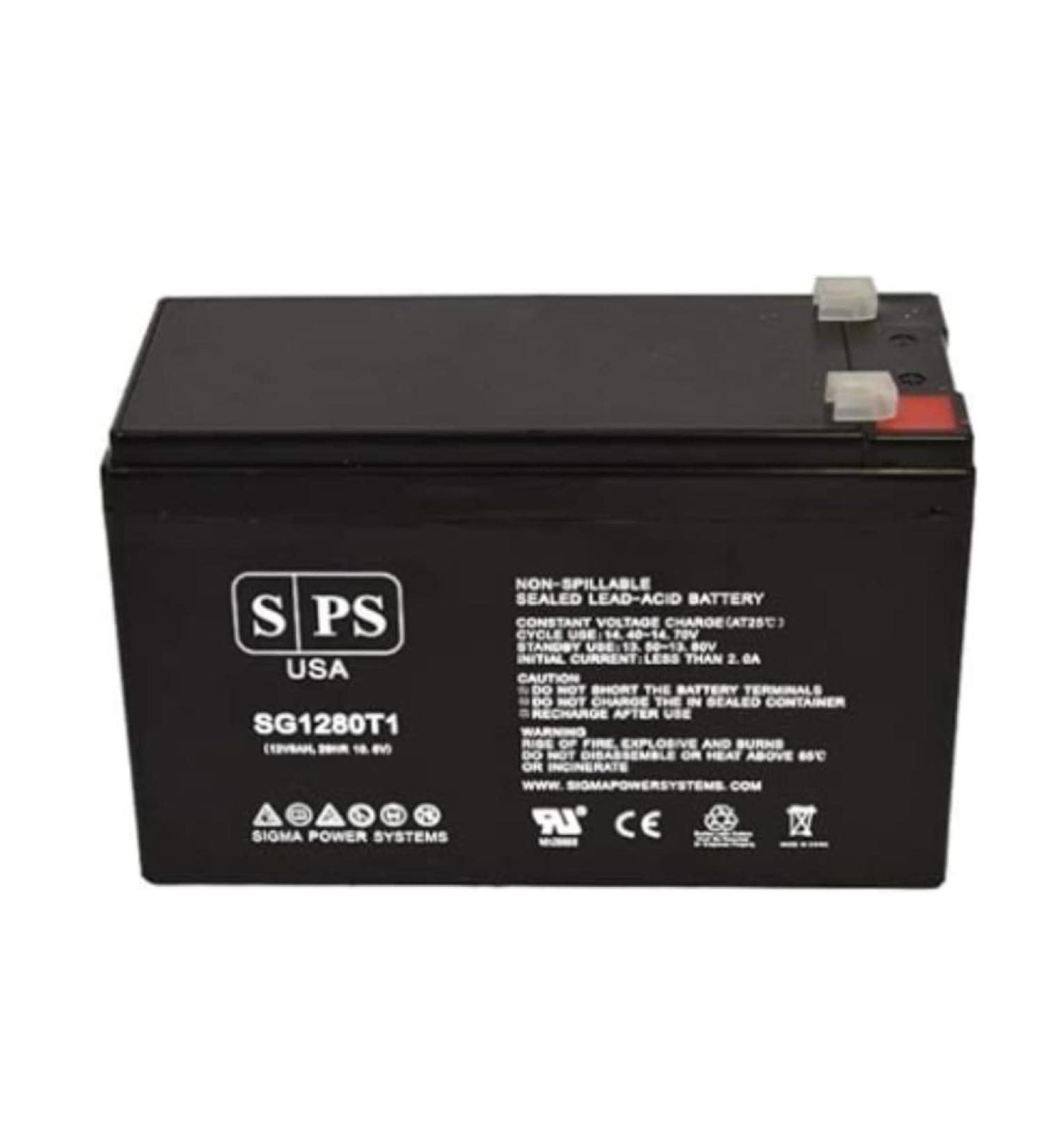 SPS Brand 12V 8Ah Replacement Battery for APC Back-UPS ES 725 Broadband UPS Battery