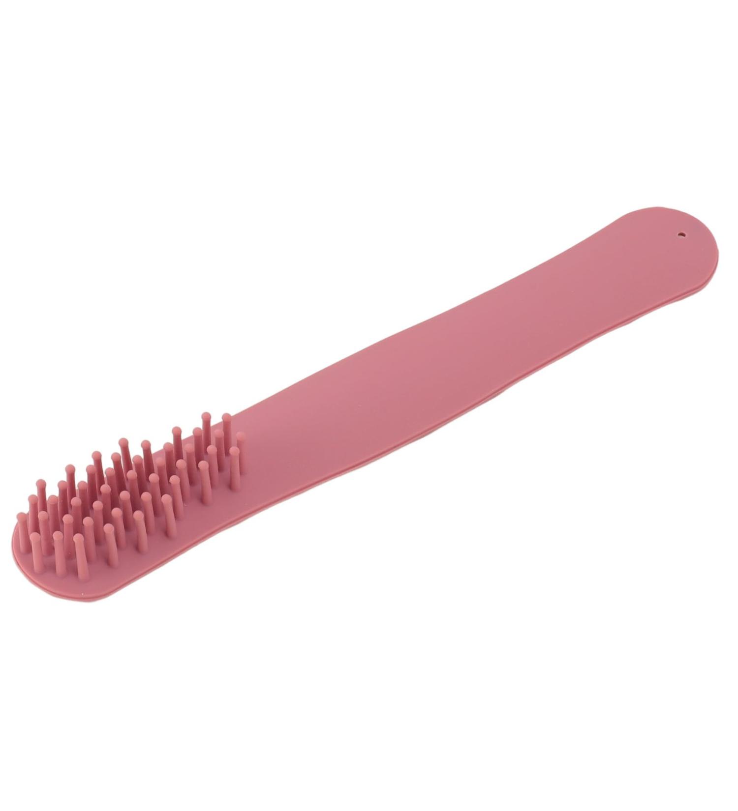 Silicone Slap Bracelet Comb Silicone Slap Hair Comb Labor Saving for Girls Women for Salon (Pink) - Buy Online on SooperMarket.com