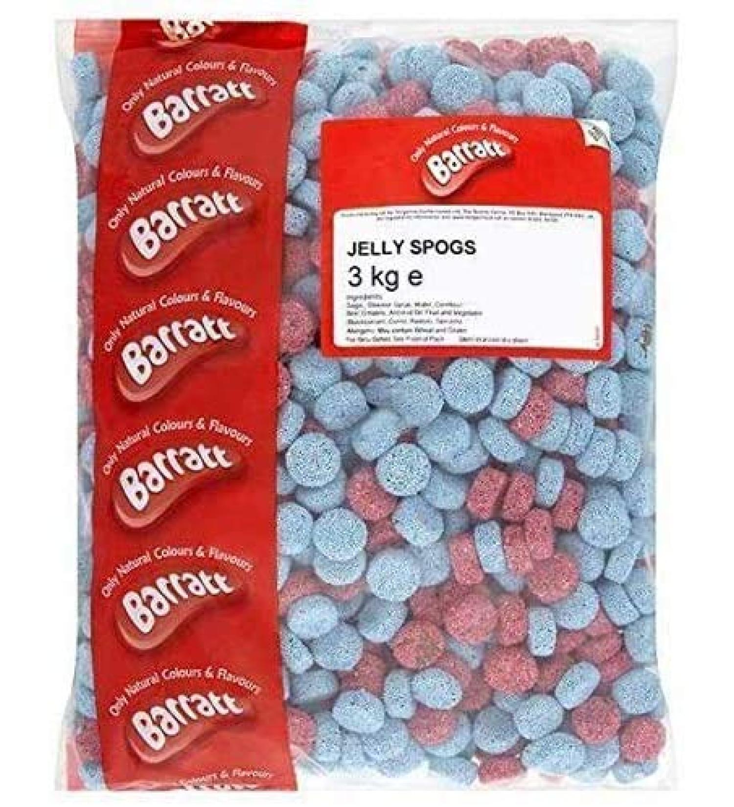 Jelly Spogs/Jelly Buttons 3 Kilo Bag