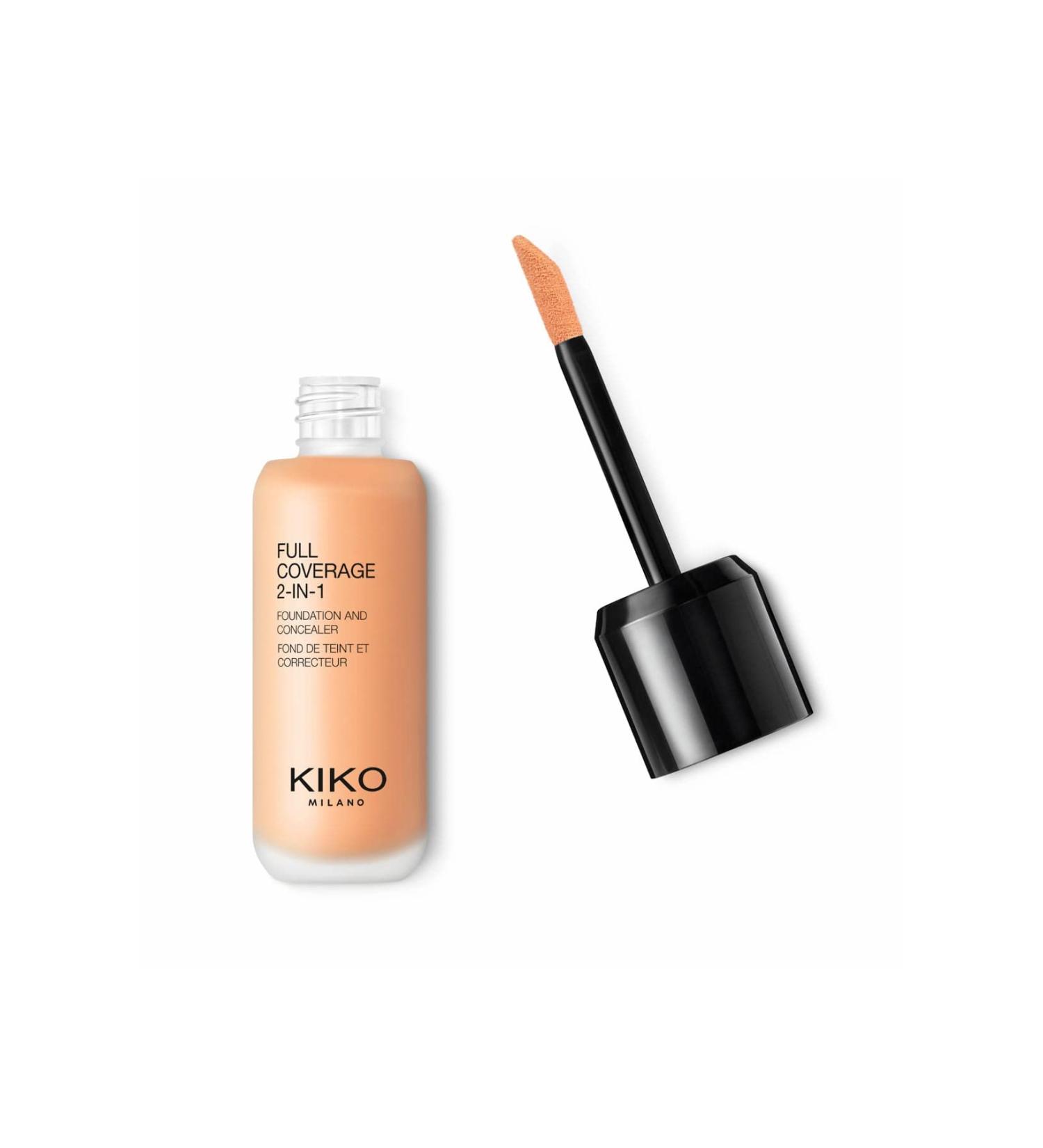 KIKO Milano Full Coverage 2-In-1 Foundation & Concealer 08 - Warm Beige 40 | Superior Coverage Formula - Buy Online on SooperMarket.com