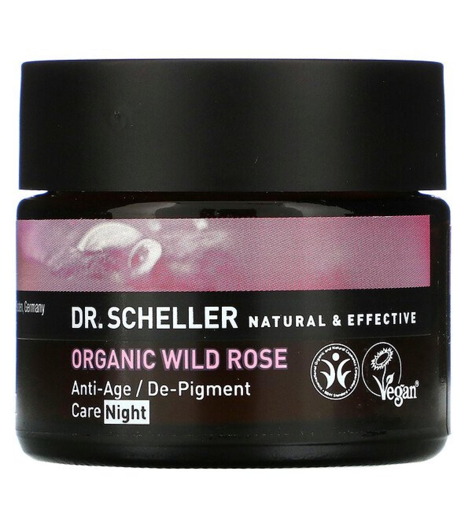 Dr. Scheller Anti-Age / De-Pigment Care Night Organic Wild Rose 1.7 oz (48 g)