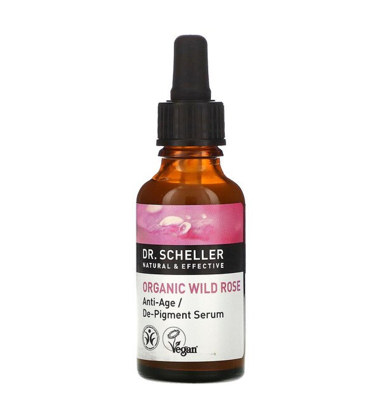 Dr. Scheller Anti-Age/De-Pigment Serum Organic Wild Rose 1.0 fl oz (30 ml)