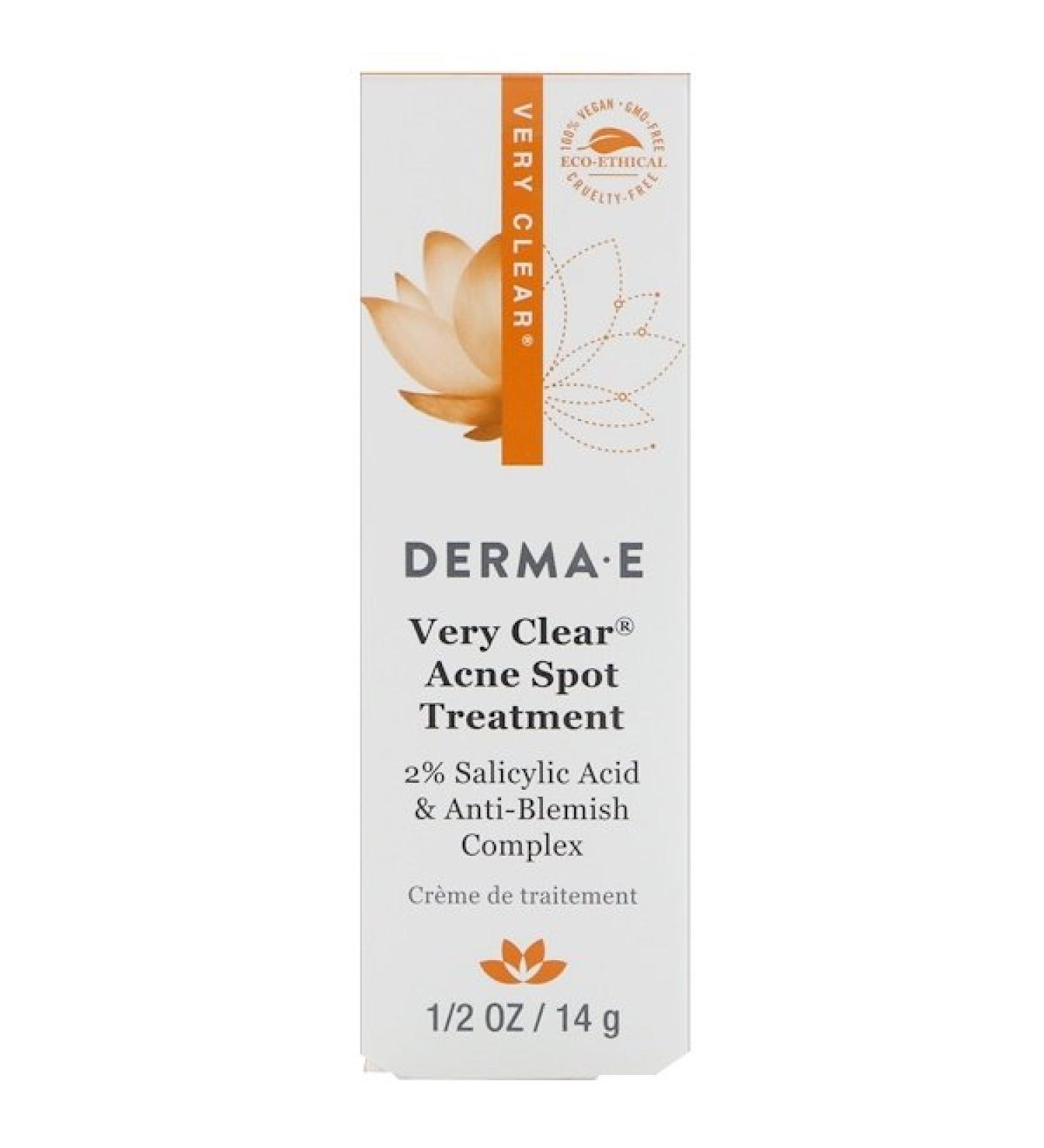 Derma E Very Clear Acne Spot Treatment 1/2 oz (14 g)