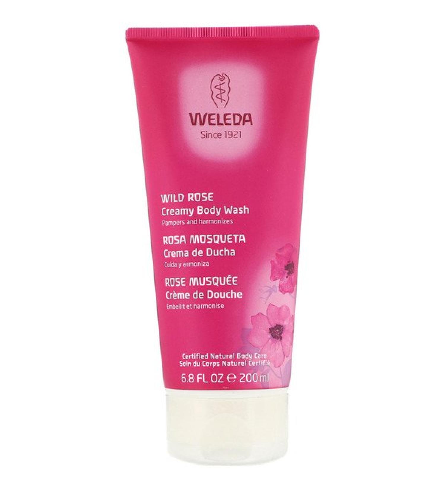 Weleda Wild Rose Creamy Body Wash 6.8 fl oz (200 ml)