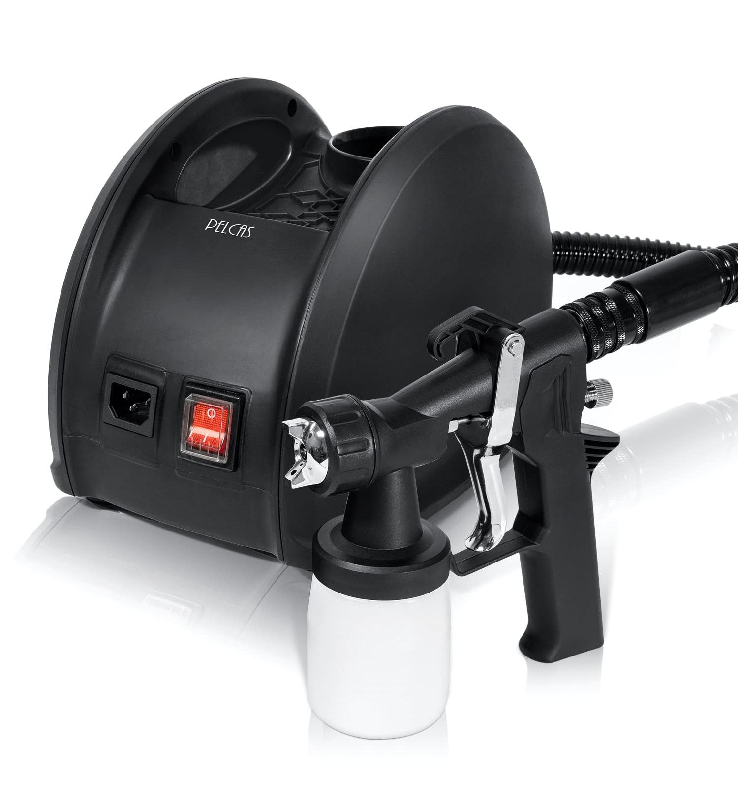 PELCAS Professional Sunless Black Tanning Gun | Mobile HVLP Spray Tan Machine Kit | Upgraded Airbrush Tan System - Buy Online on SooperMarket.com