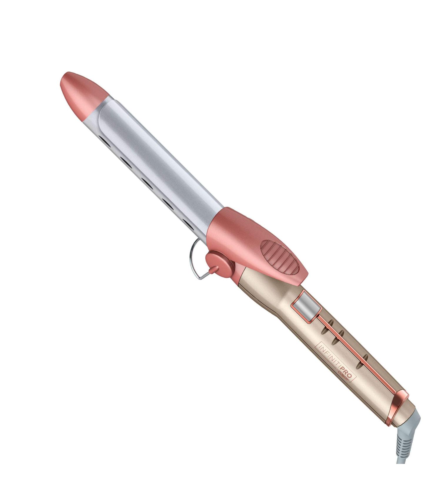 INFINITIPRO BY CONAIR 1-inch Titanium Ceramic Curling Iron for Frizz-Free Classic Curls - Ideal for Short, Medium, and Long Hair - Buy Online on SooperMarket.com