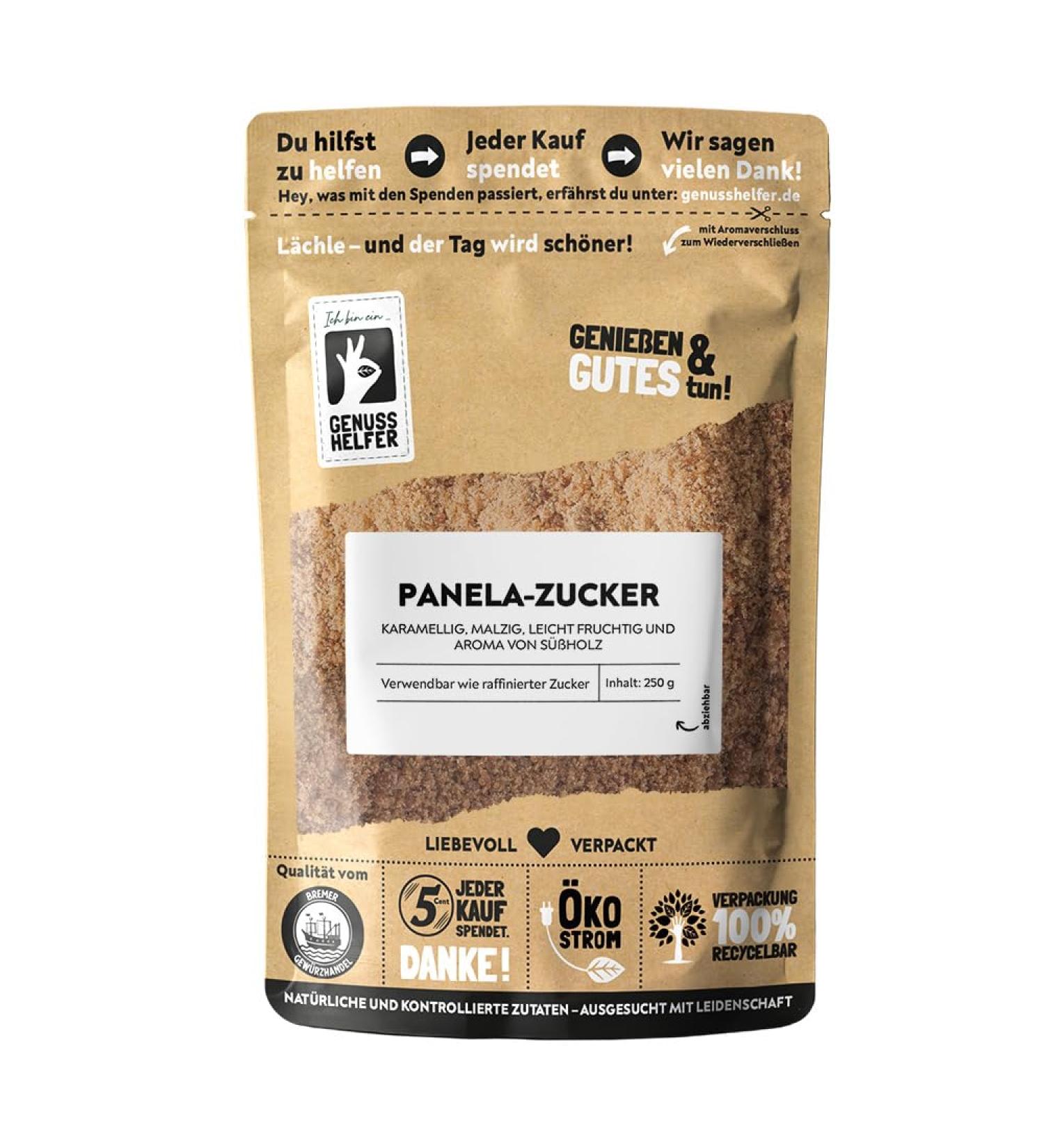 Buy Bremer Gew rzhandel Panela Sugar - Authentic Peruvian Whole Cane Sugar 250g | Caramel & Malt Aroma - Buy Online on SooperMarket.com