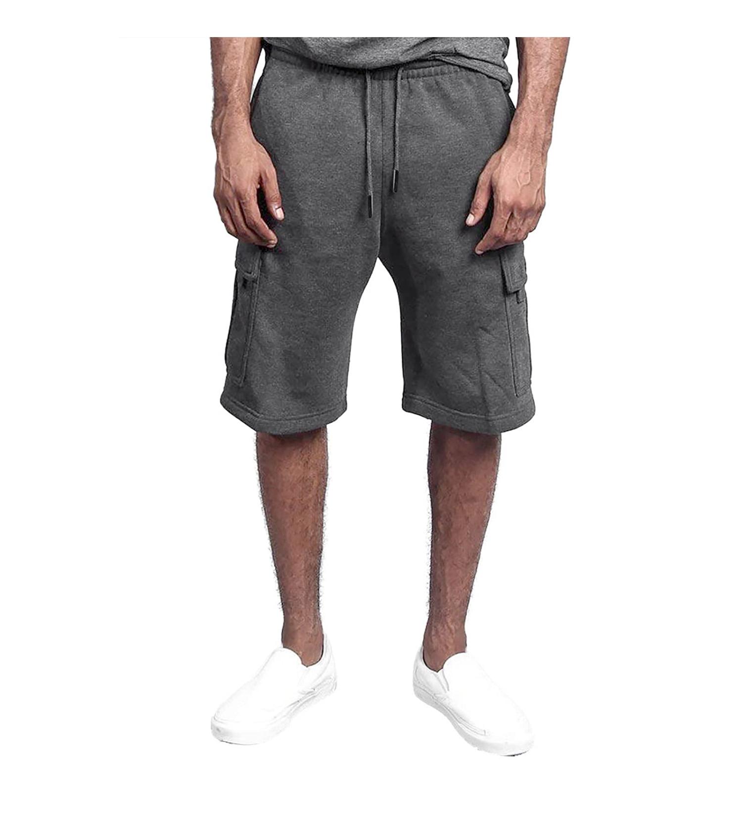 Ronony Men's Summer Cargo Shorts - Slim Fit Stretch Jogger - Outdoor Chino Shorts in Gray - Buy Online on SooperMarket.com
