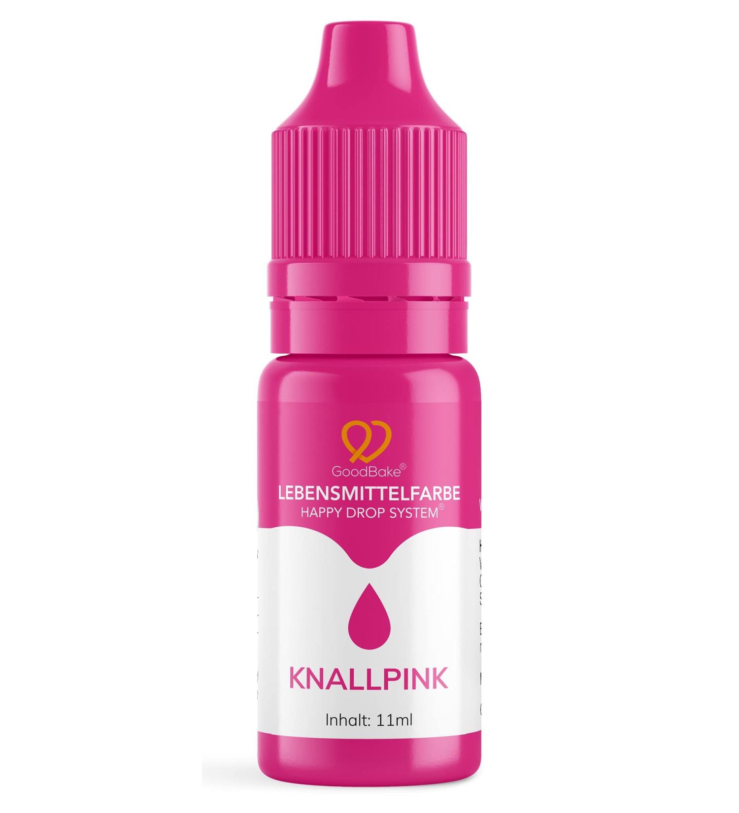 Goodbake Pink Food Coloring (11ml) - Intensive Highly Concentrated Vegan Color for Cakes Fondant Buttercream & More - Perfect for Baking & Drinks - Buy Online on SooperMarket.com