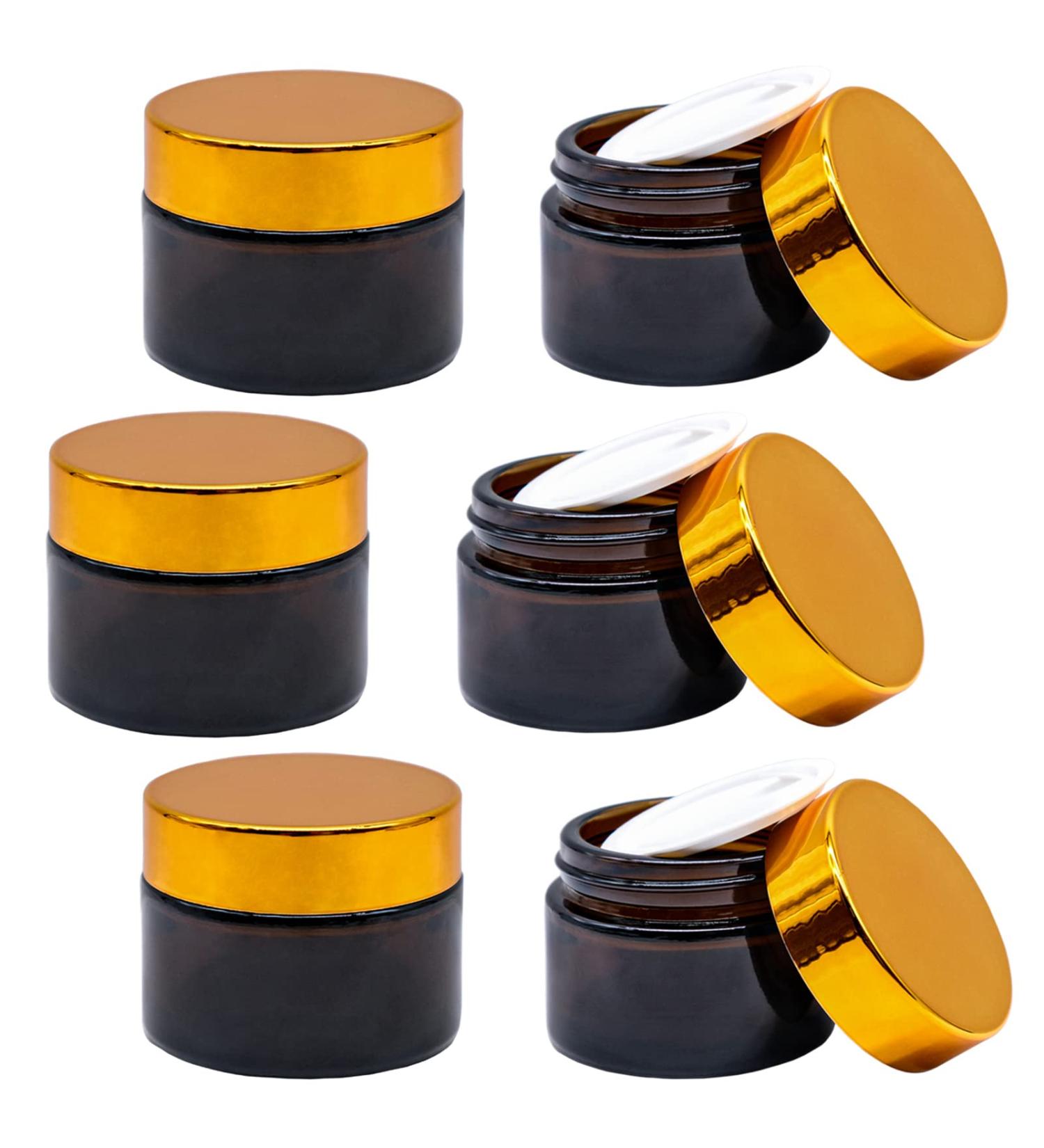 50 ml Empty Cosmetic Cream Jar - Reusable Containers for Creams Lotions & Essential Oils (6 Pack) - Ideal for International Shipping - Buy Online on SooperMarket.com