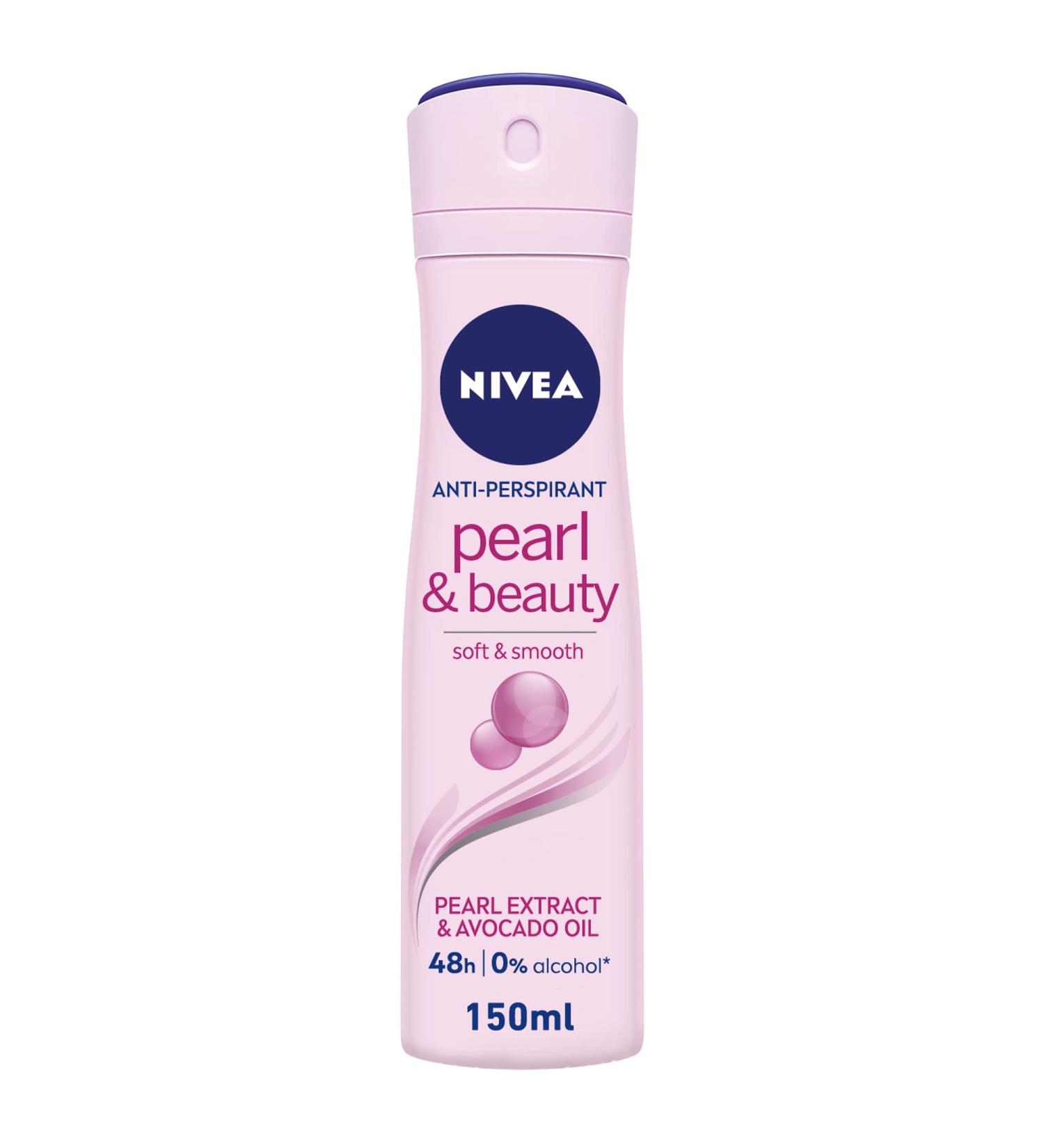 Nivea Pearl Beauty Spray Female Deodorant 150 ml - Buy Online on SooperMarket.com