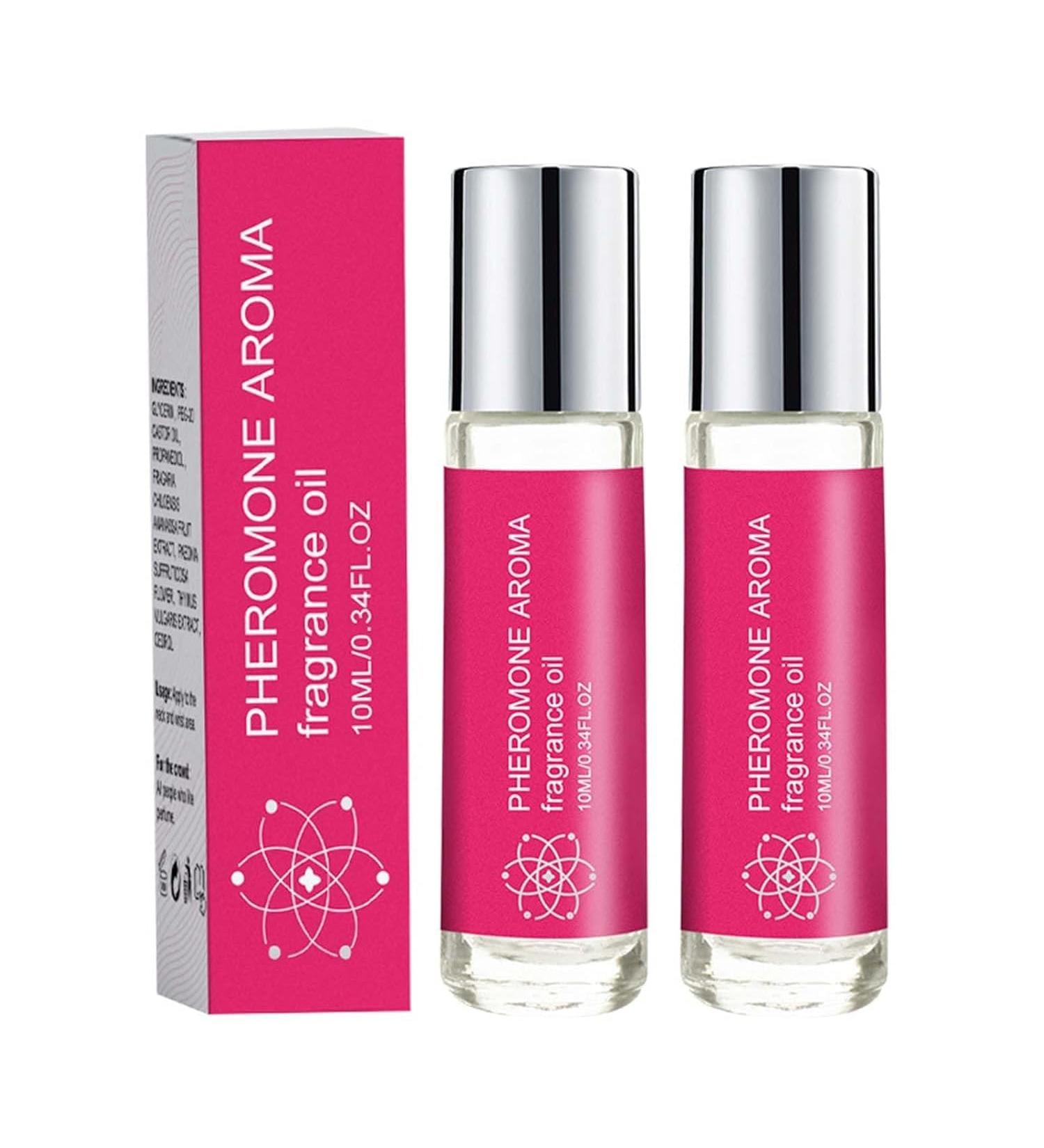 Roll-On Pheromones Perfumes for Women Long-lasting Rollerball Pheromone Perfume Oil Fragrance Personal Cologne for Her Infused Essential Oil - Travel size (2 Pack) - Buy Online on SooperMarket.com