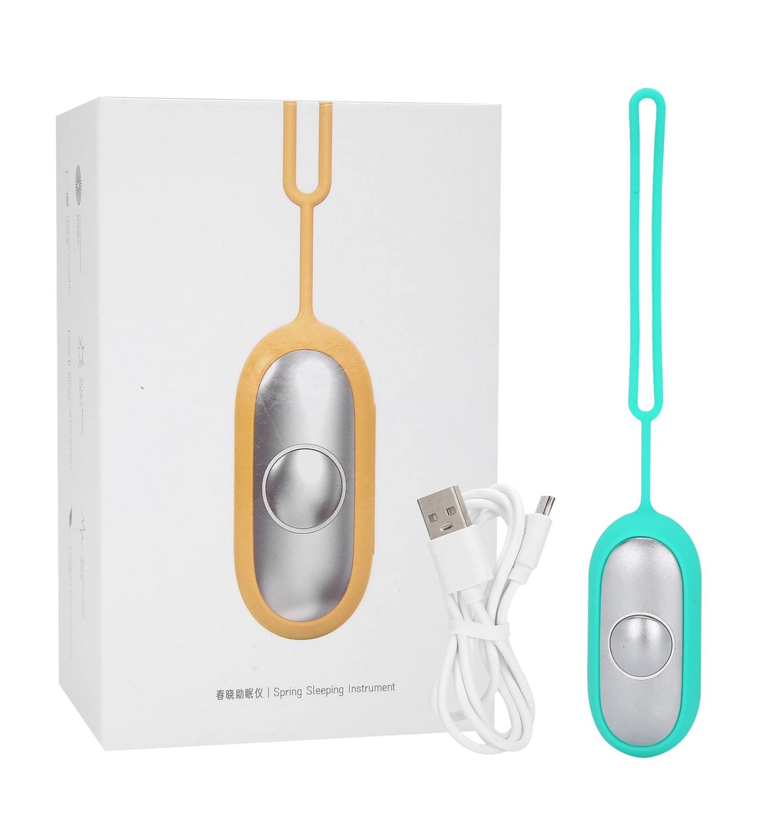 Microcurrent Sleep Aid Device - USB Charging, Anxiety & Insomnia Relief (Blue) - Buy Online on SooperMarket.com