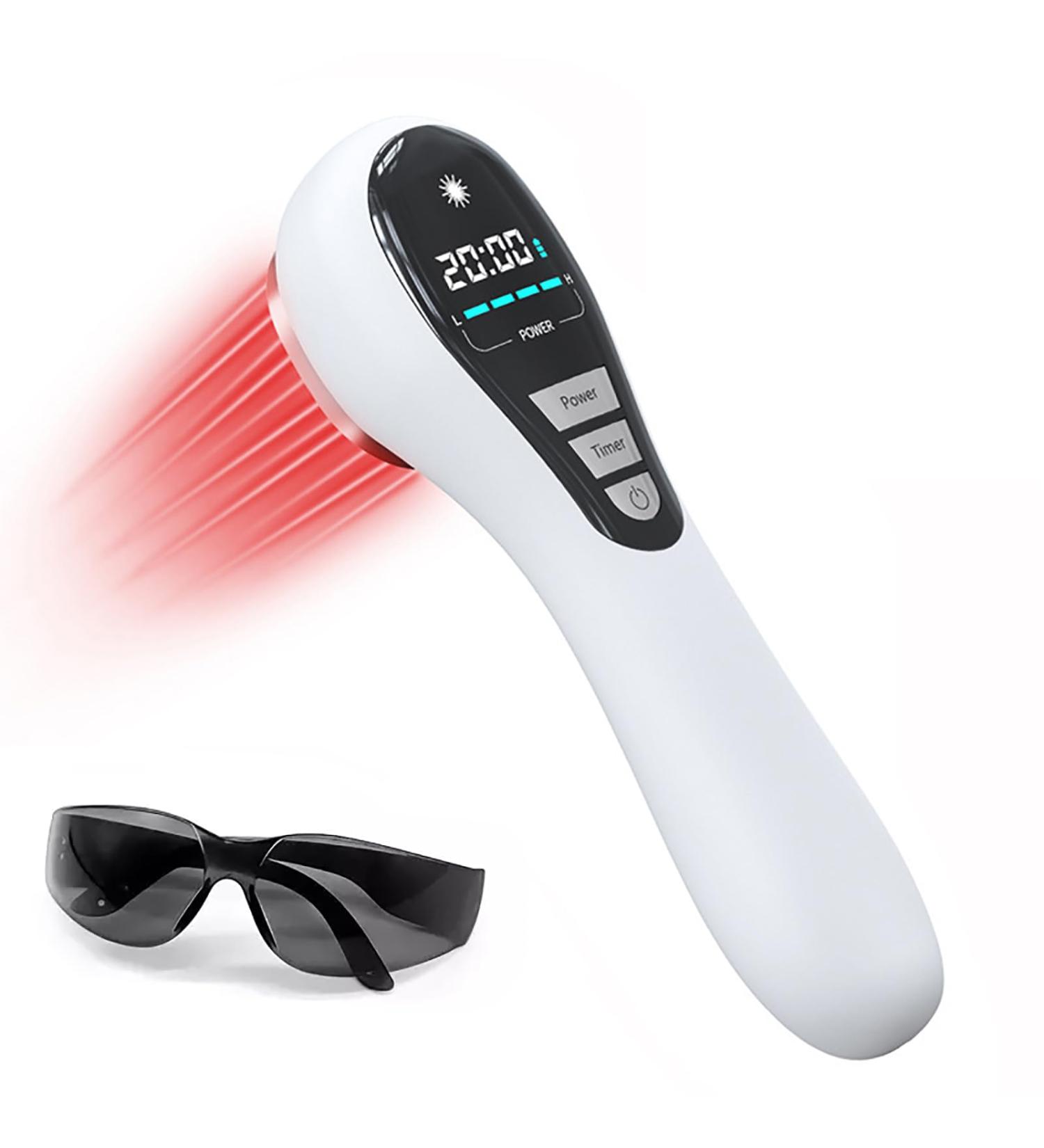 Red Light Device Red Light Physical Treatment Device 3 X 808nm and 14 X 650nm Red Light 2600 MHA Large Battery 5/10/15/20 Timer and Adjustable Intensity for Joint Knee Shoulder Pet - Buy Online on SooperMarket.com