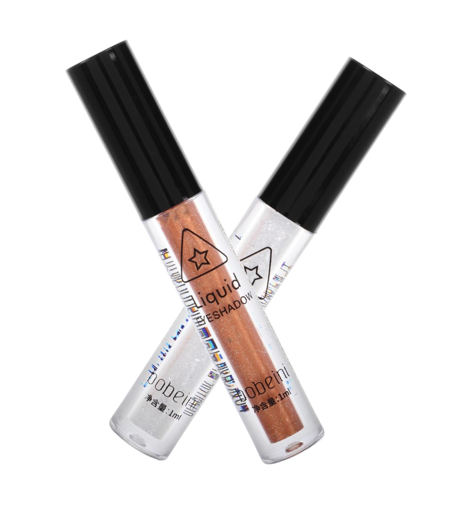 Mikinona 2pcs Eye Shadow Pencil Waterproof Eyeliner Pencil Liner Eye Liner Pencil Liquid Silver - Buy Online on SooperMarket.com