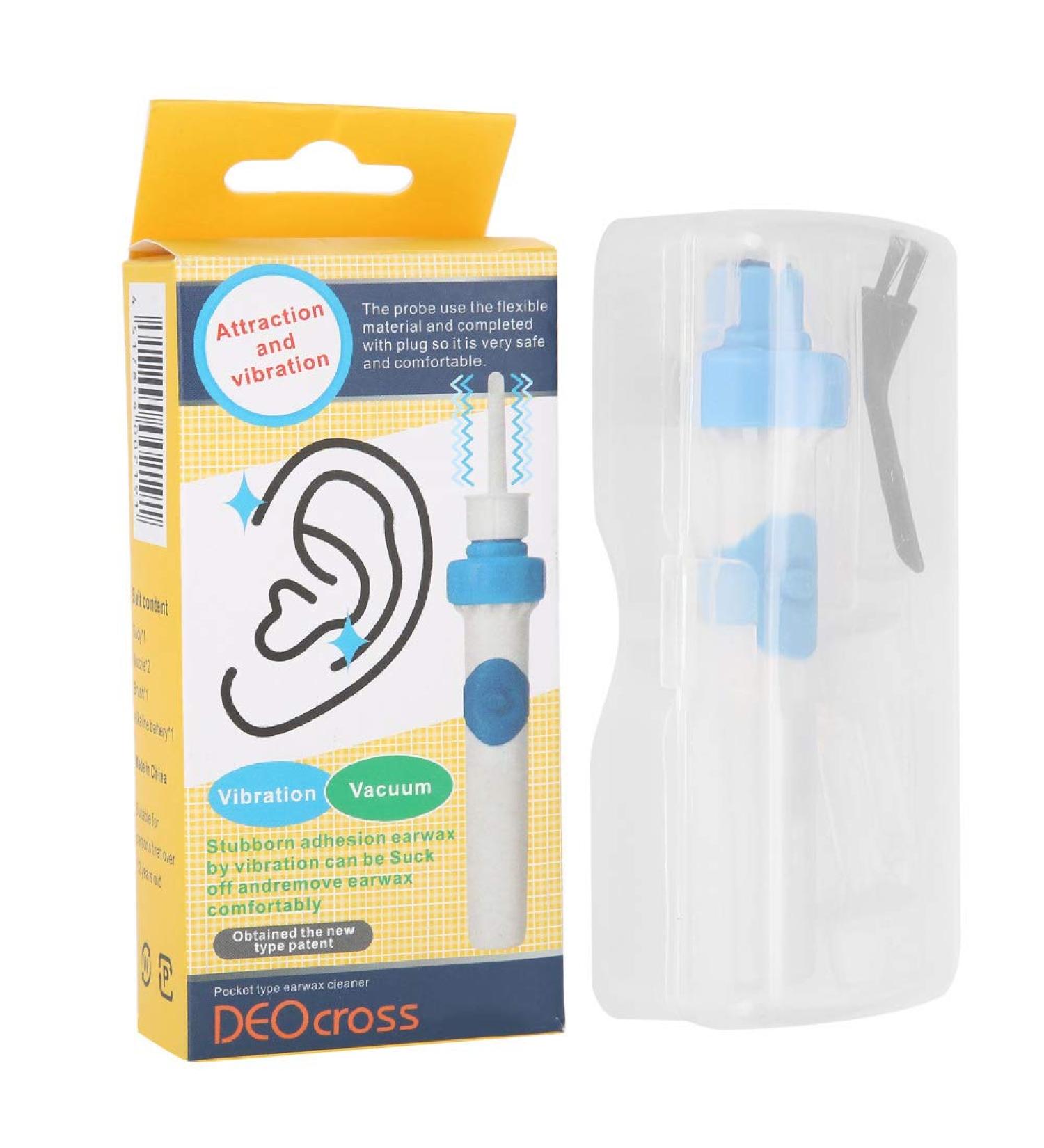Soft & Flexible Ear Wax Remover Tool for Adults & Kids - Spiral Ear Cleaner Kit for Easy Ear Wax Removal - Buy Online on SooperMarket.com