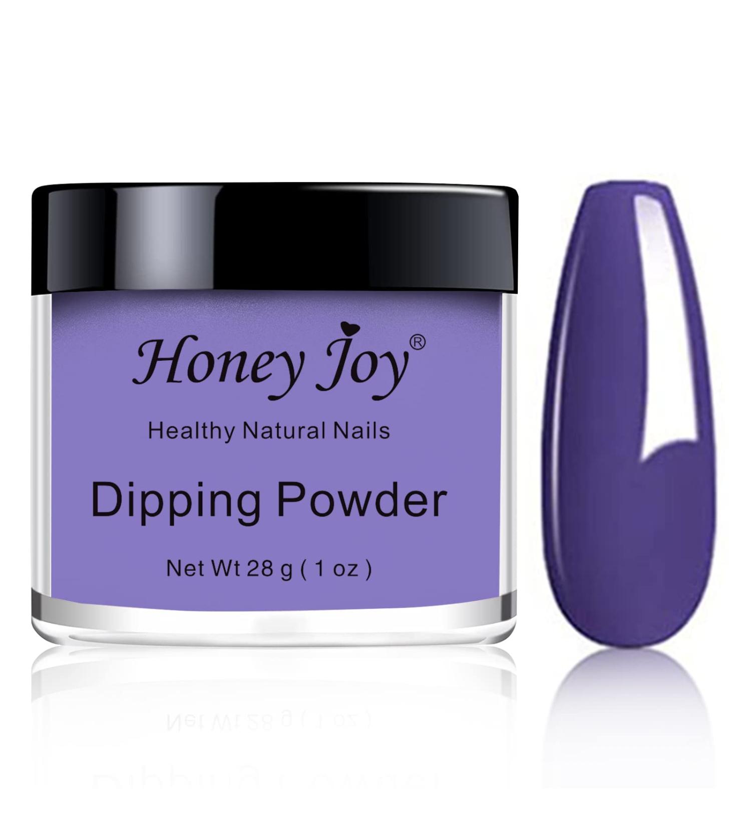 28g/Box Purple Dipping Powder - No Lamp Cure, Gel-Like Nails, Natural Dry - Nail Salon Quality - HJ-ND064B-No.56 - Buy Online on SooperMarket.com