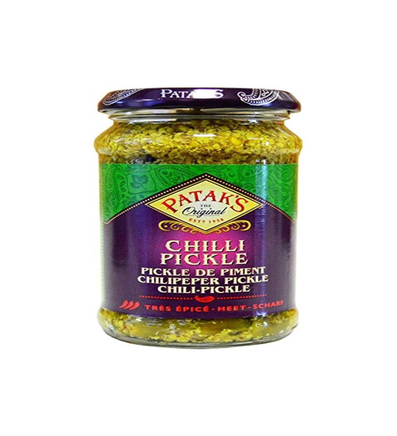 Pataks- Chilli Pickle 283 grams Paste Sauce Hot