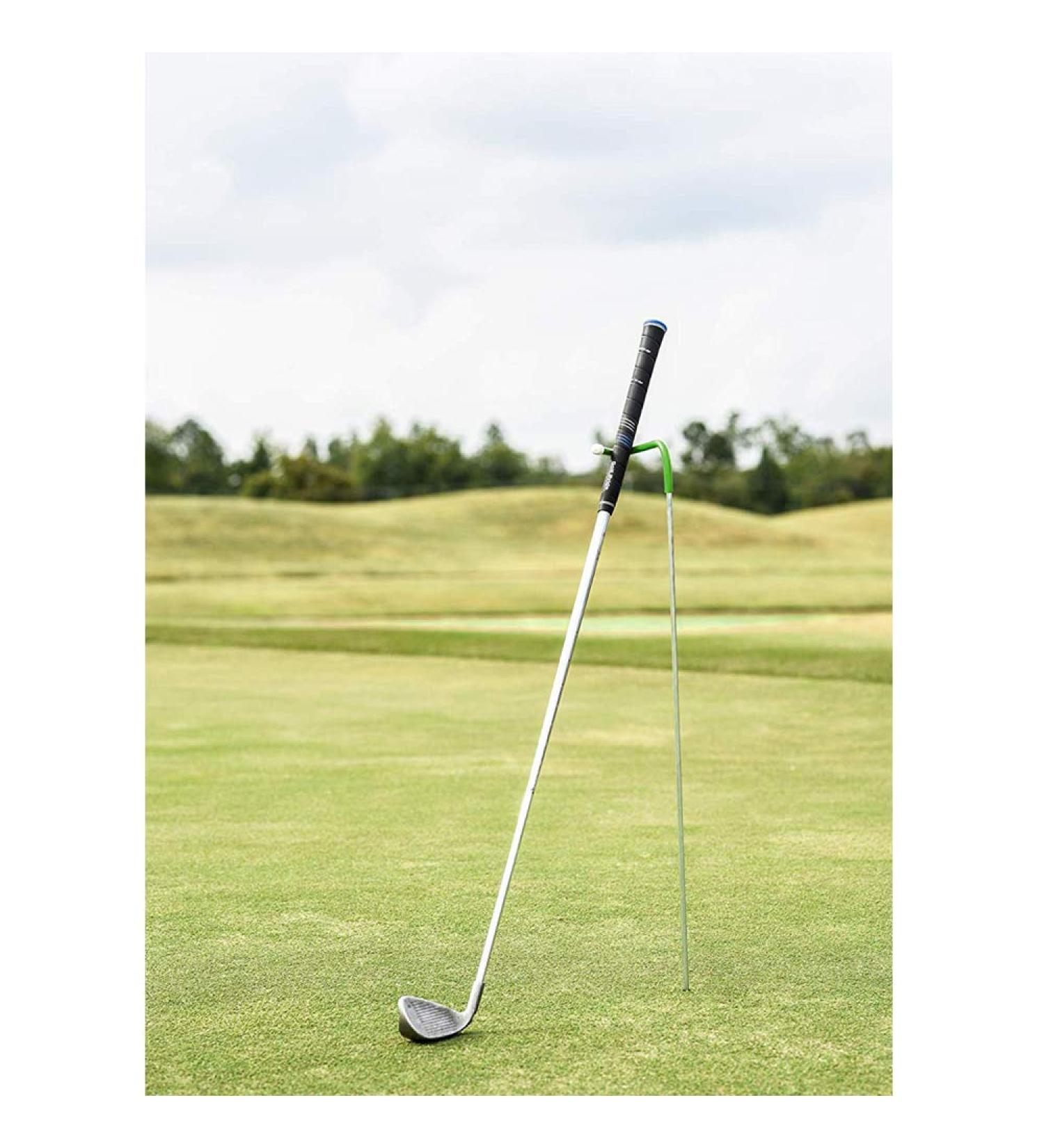 V-Shaped Golf Club Stand - Durable Stainless Steel, Keeps Clubs Clean & Dry, Easy to Carry - Buy Online on SooperMarket.com