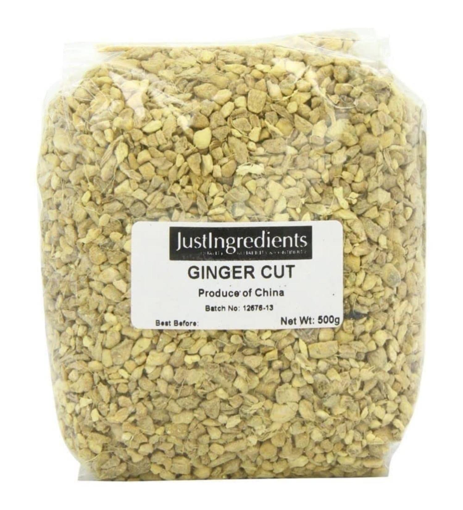JustIngredients Essentials Ginger Cut 500 g