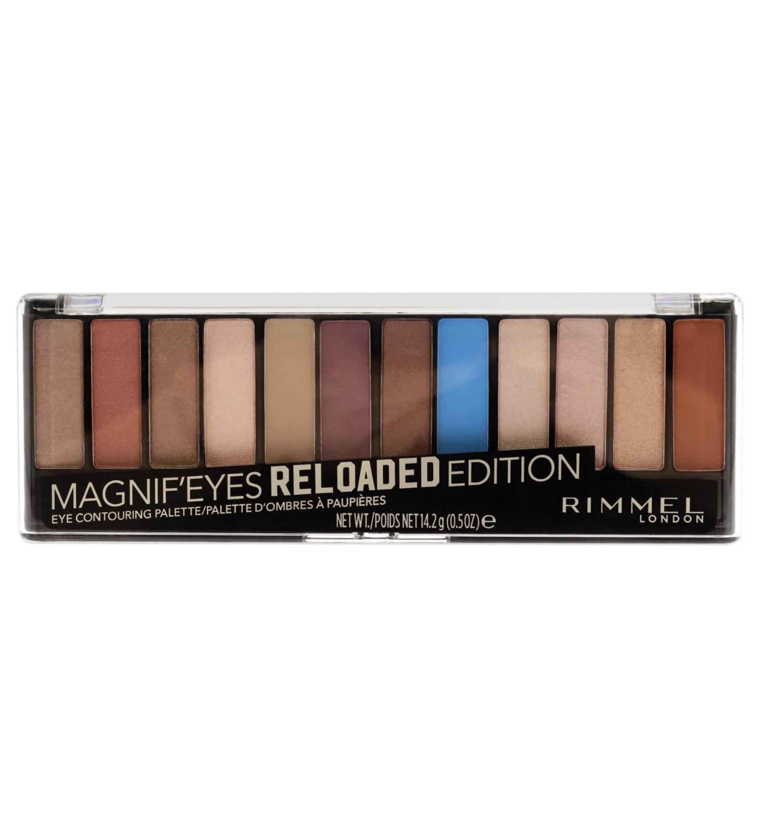 Rimmel London Magnif Eyes Contouring Palette - 012 Reloaded Edition 0.5 oz - Eye Shadow for Women - Buy Online on SooperMarket.com