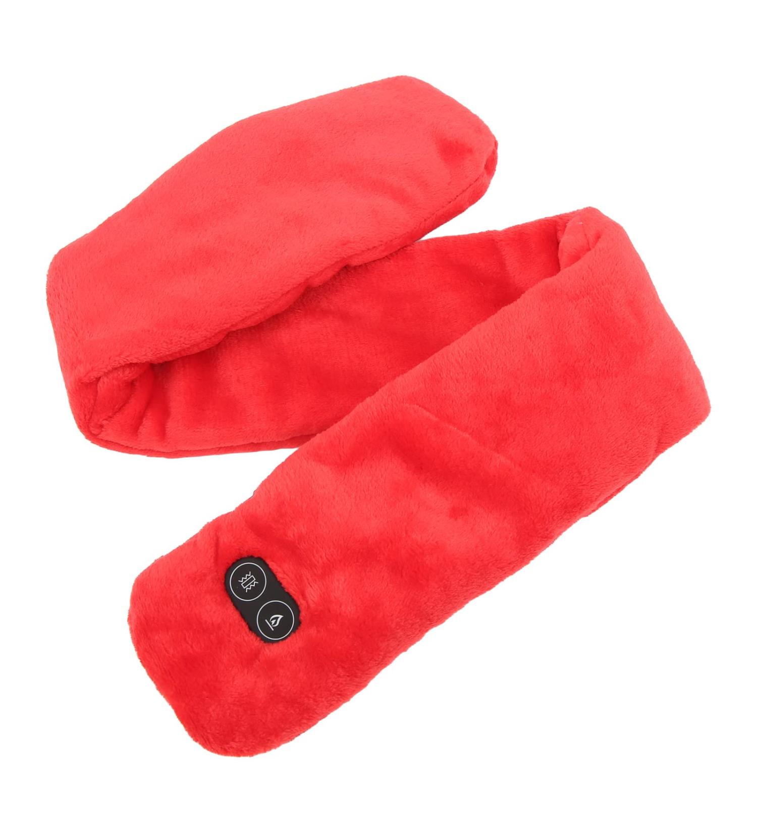 Heated Scarf - Adjustable Temperature Heating Scarf for Daily Use | Red | Best for Warmth & Comfort - Buy Online on SooperMarket.com