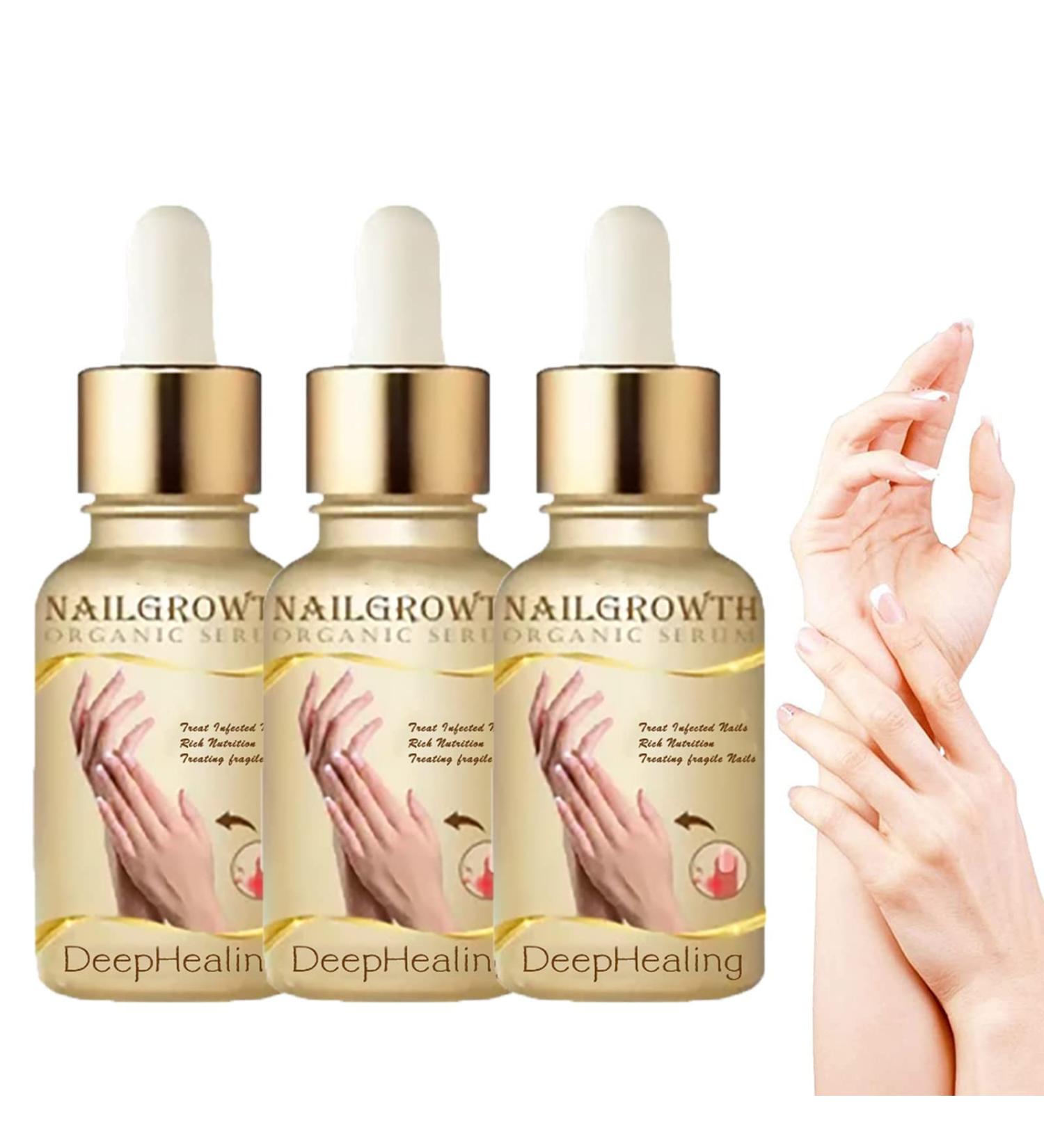 NailGrowth DeepHealing Organic Serum NailGrowth Serum Reconstrux Nail Growth Nail Growth and Strength Serum Nail Growth Serum Nail Repair Essence Serum 30ml (3Pcs) - Buy Online on SooperMarket.com