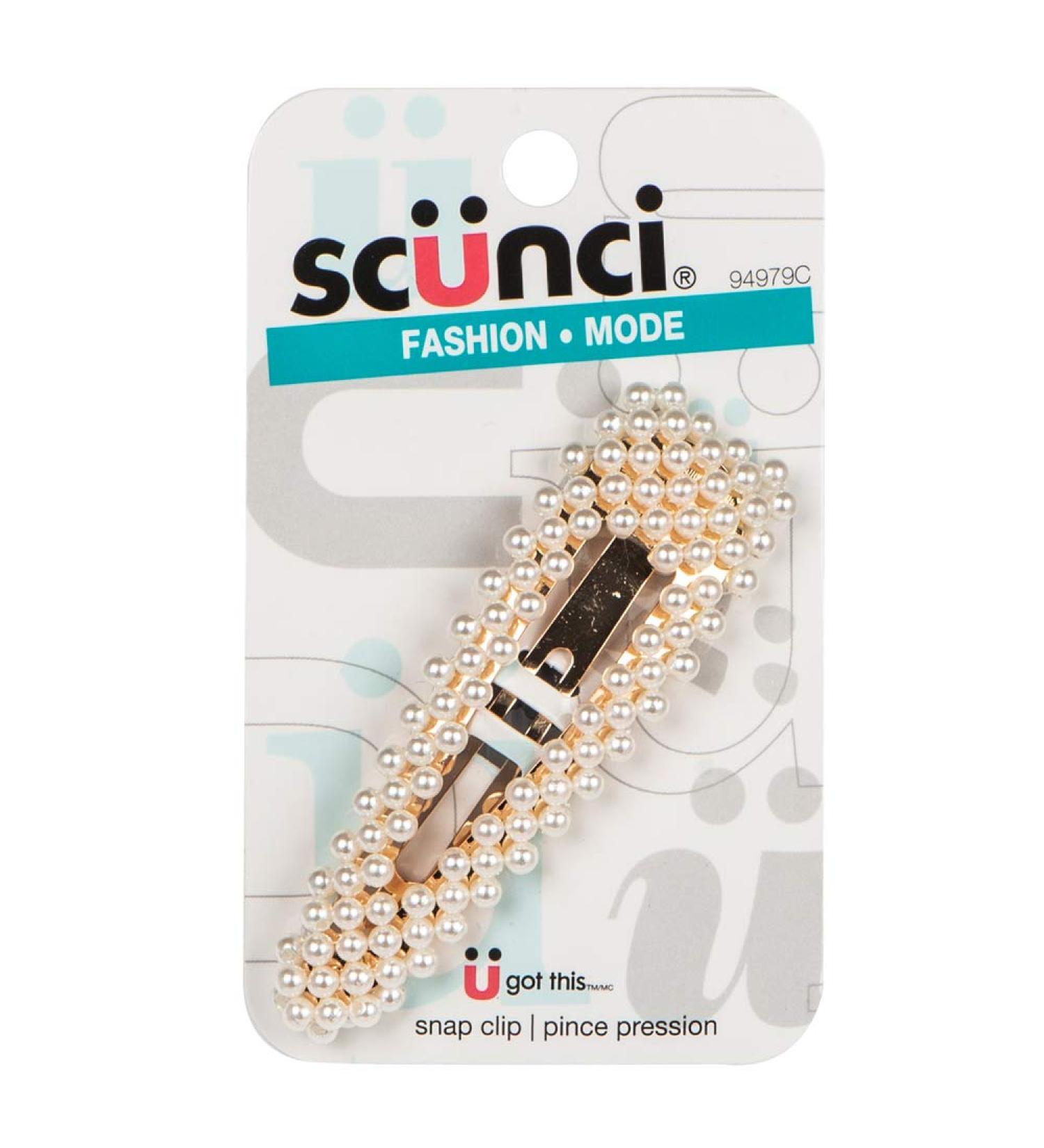 Scunci Fashion Oversized Triangular Snap hair clip 1 Count - Buy Online on SooperMarket.com
