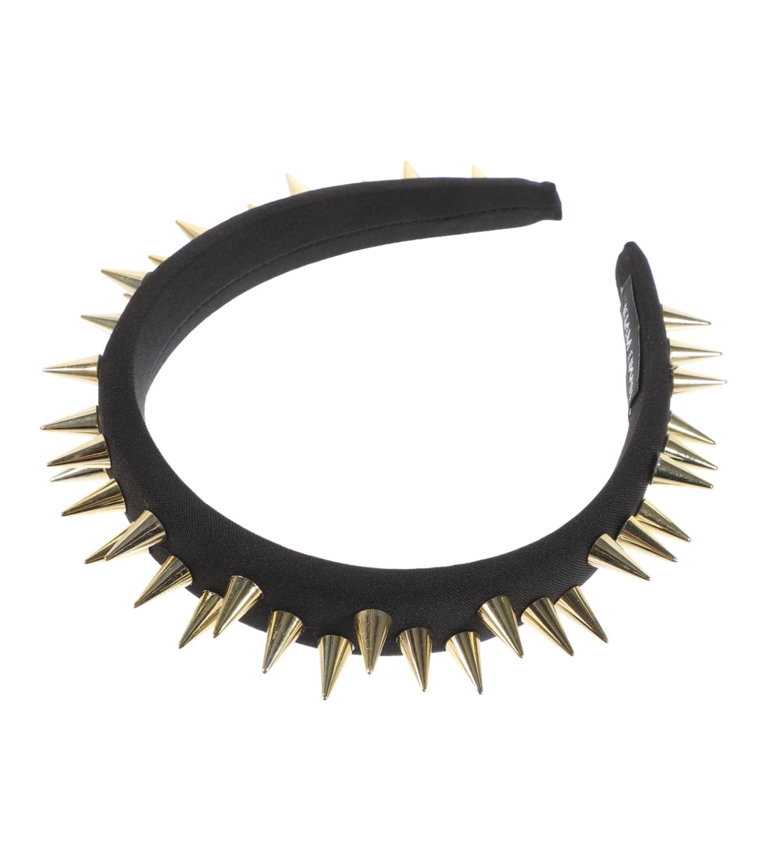 PLAFOPE Studded Black Headband Head Decoration Studded Head Band Punk Headband Punk Accessories Cosplay Headband No Slip Headband for Women Thin Headband Womens Headbands Studded Headband - Buy Online on SooperMarket.com