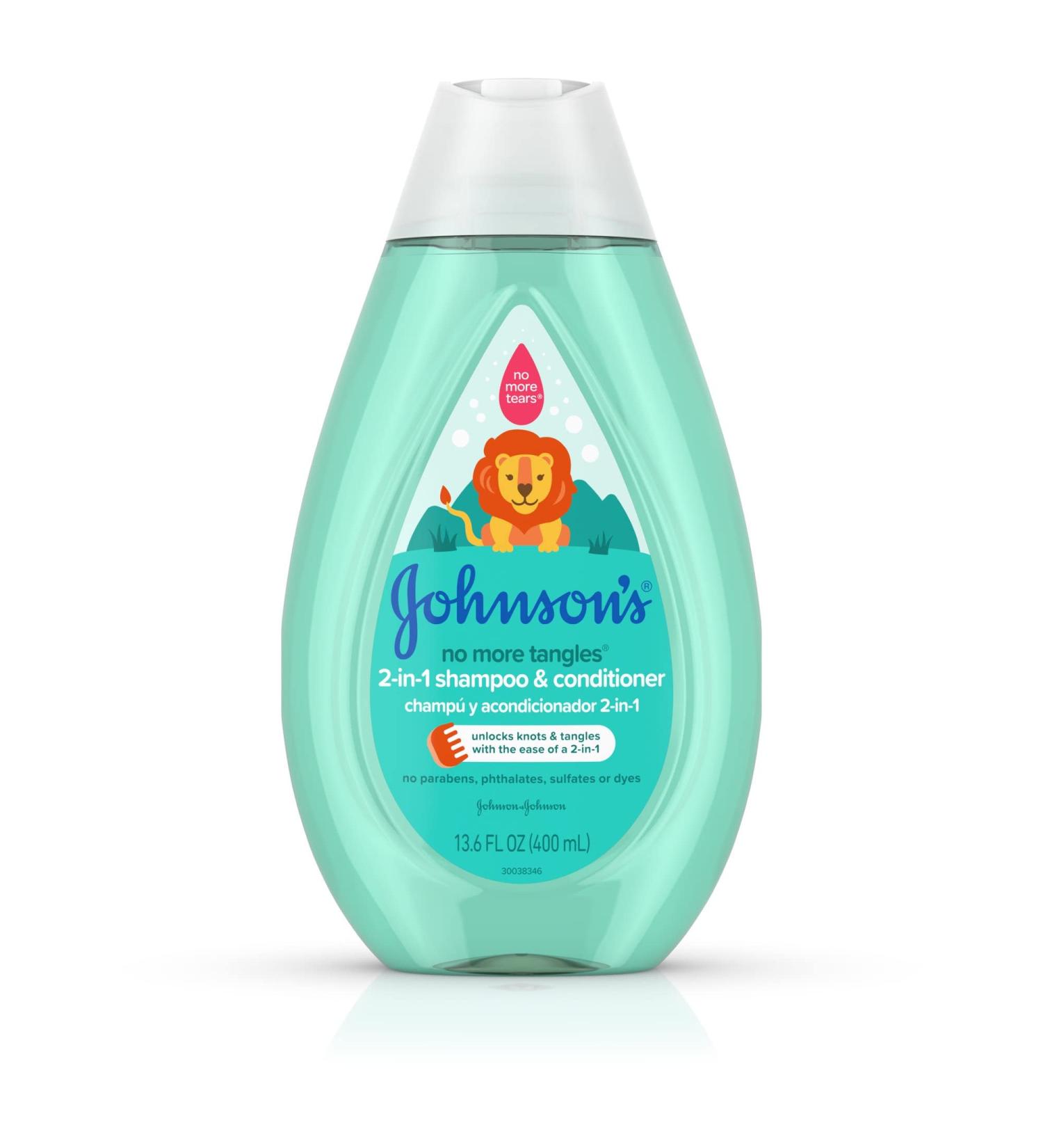 Johnson's Baby Shampoo No More Tangles 13.6oz (400ml) - 2 Pack - Buy Online on SooperMarket.com