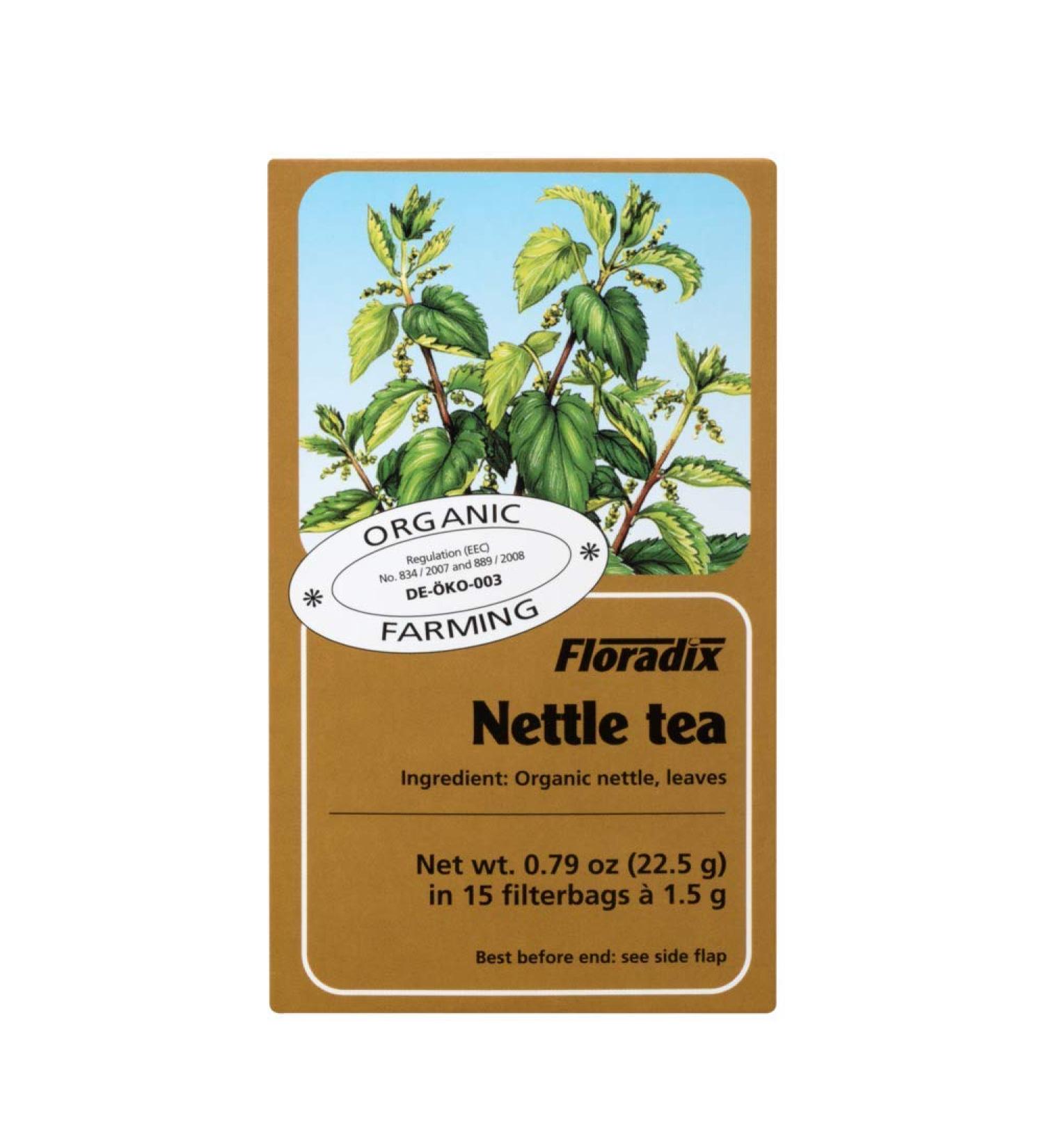 Floradix Organic Nettle Herbal Tea - 15 Bags, Pack of 1 - Buy Online on SooperMarket.com
