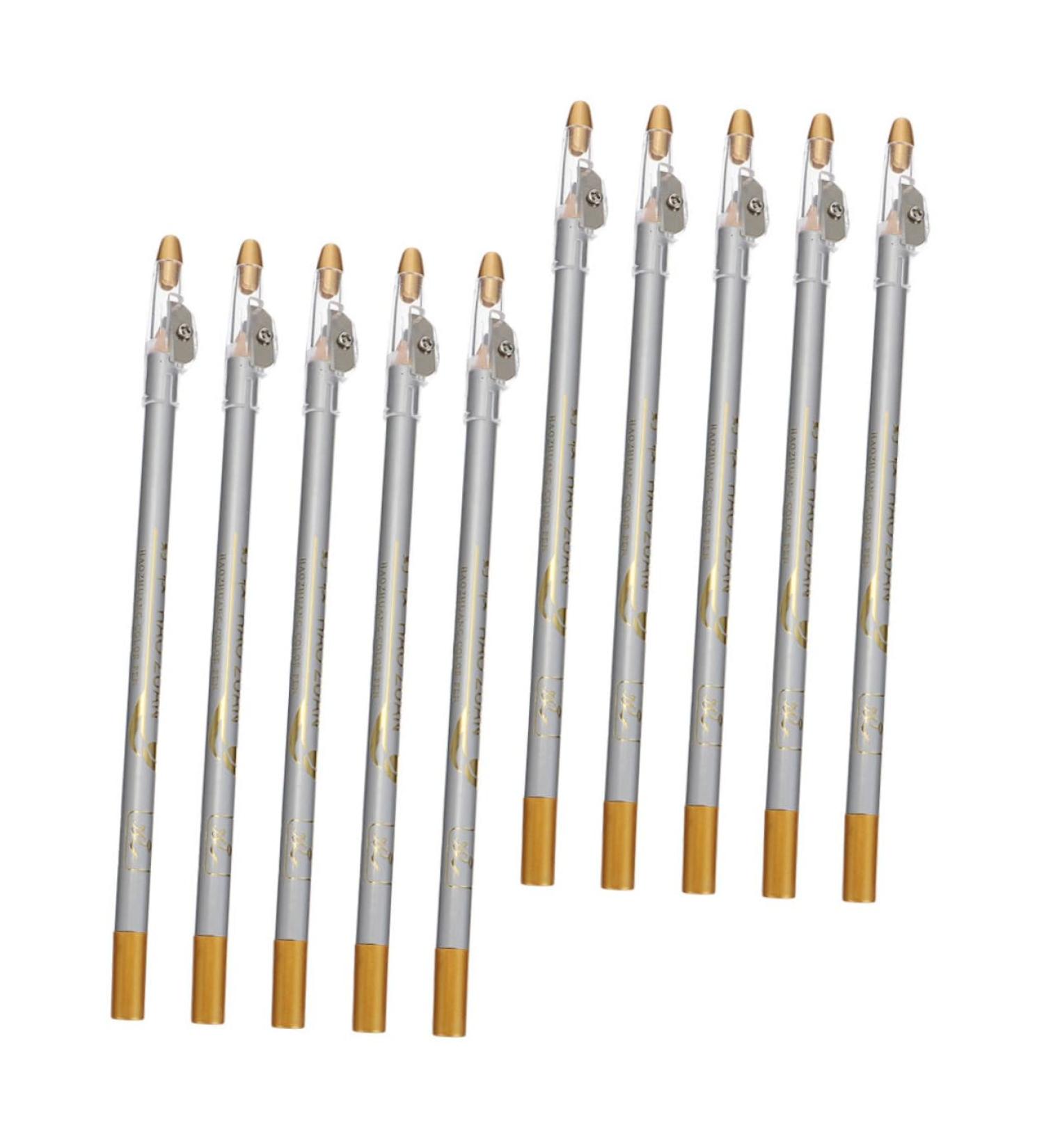 MUSISALY 10pcs Pencil Sharpener Eyebrow Pencil Cosmetic Tool Makeup Eyebrow Pencils Eyeliner Pen Makeup Pen Sharpener Eyeliner Strokes Pencils Eyeliner with Sharpener Eyebrow Tool Eye Liner - Buy Online on SooperMarket.com