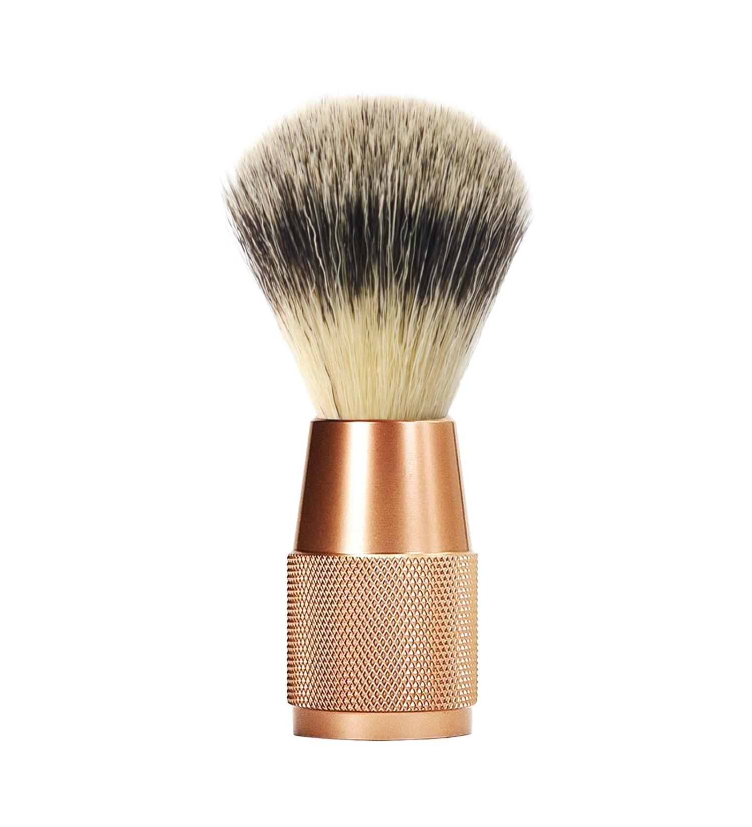 Buy Predolo Hair Shaving Brush - Nylon Bristles Metal Grip Gentle & Comfortable for Salon & Dormitory Use - Perfect Gift! - Buy Online on SooperMarket.com