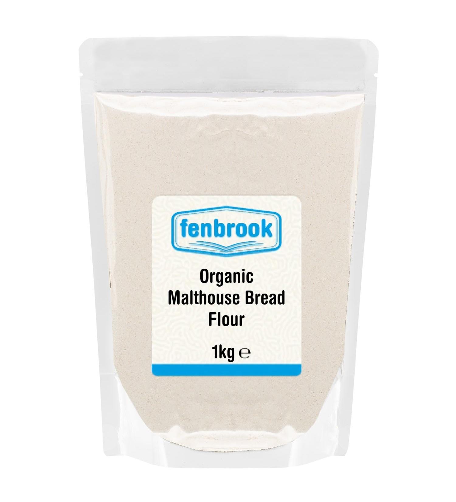 Organic Malthouse Bread Flour 1kg | Certified Organic by Fenbrook Organic - Buy Online on SooperMarket.com