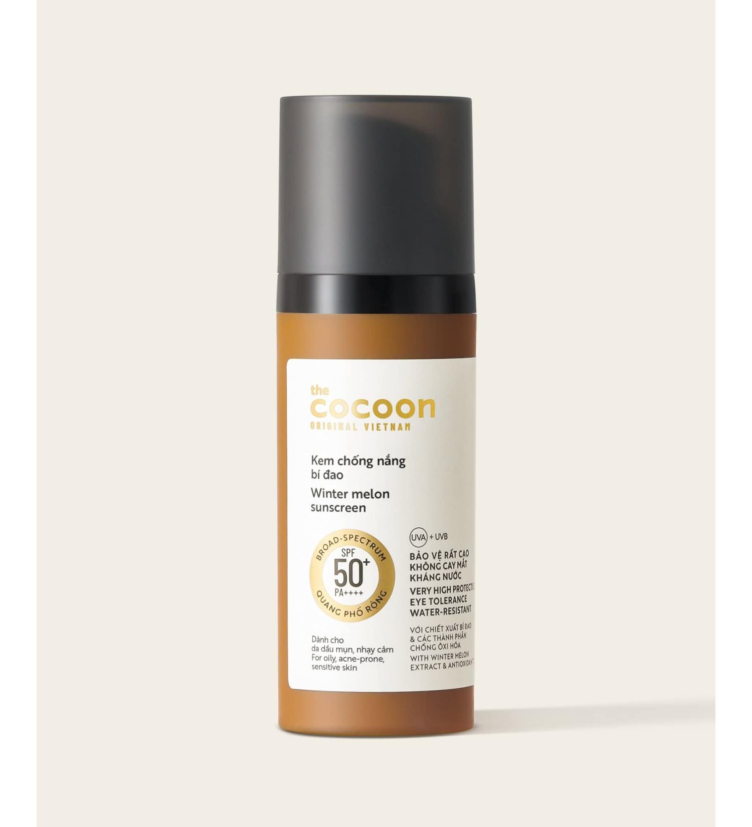 Cocoon Winter Melon Sunscreen - 1.69 fl oz | SPF 50+ Protection - Buy Online on SooperMarket.com