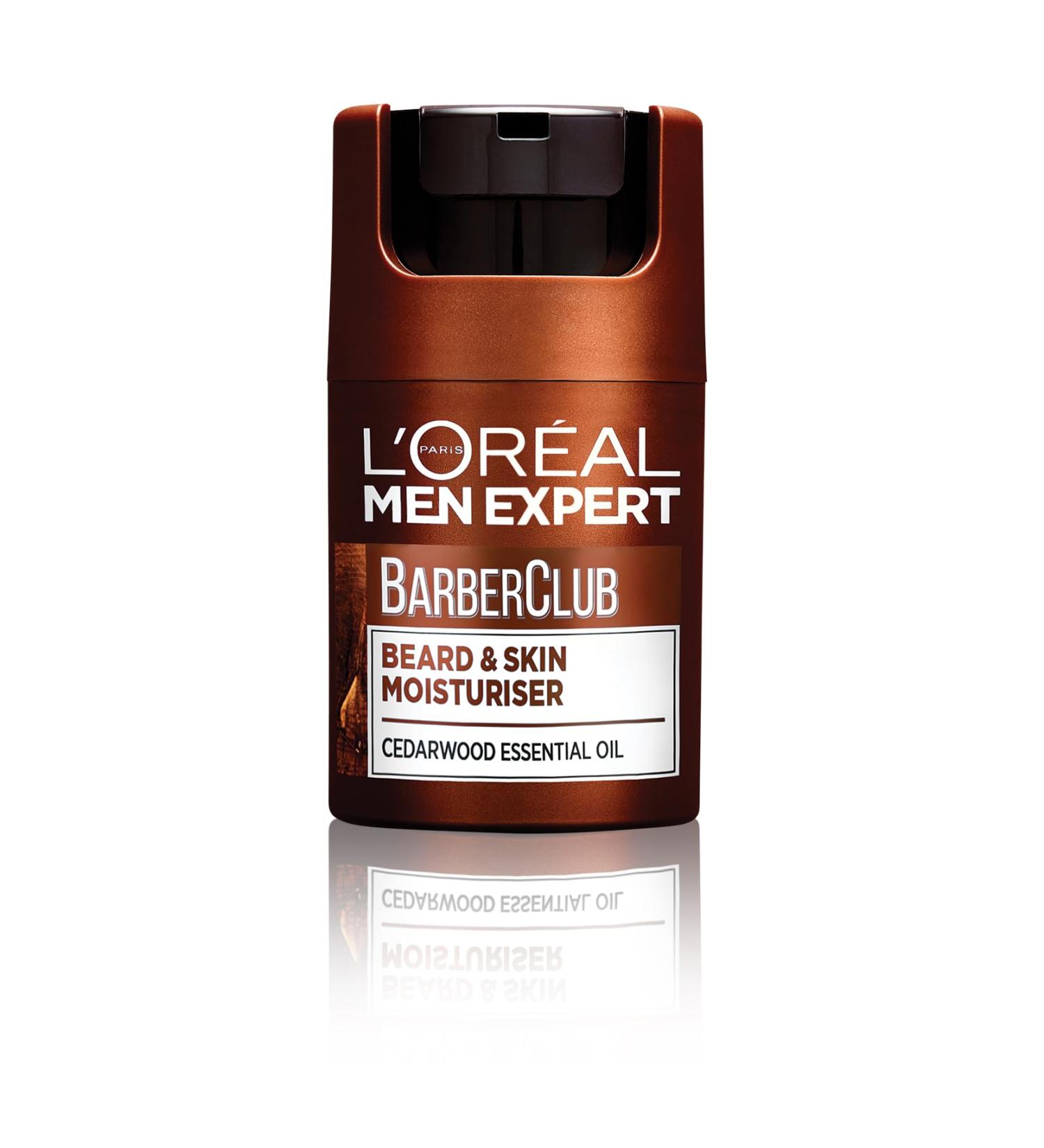 L'Or al Men Expert Barber Club Short Beard and Face Soothing Moisturiser Non-Greasy Paraben Free 50ml - Buy Online on SooperMarket.com