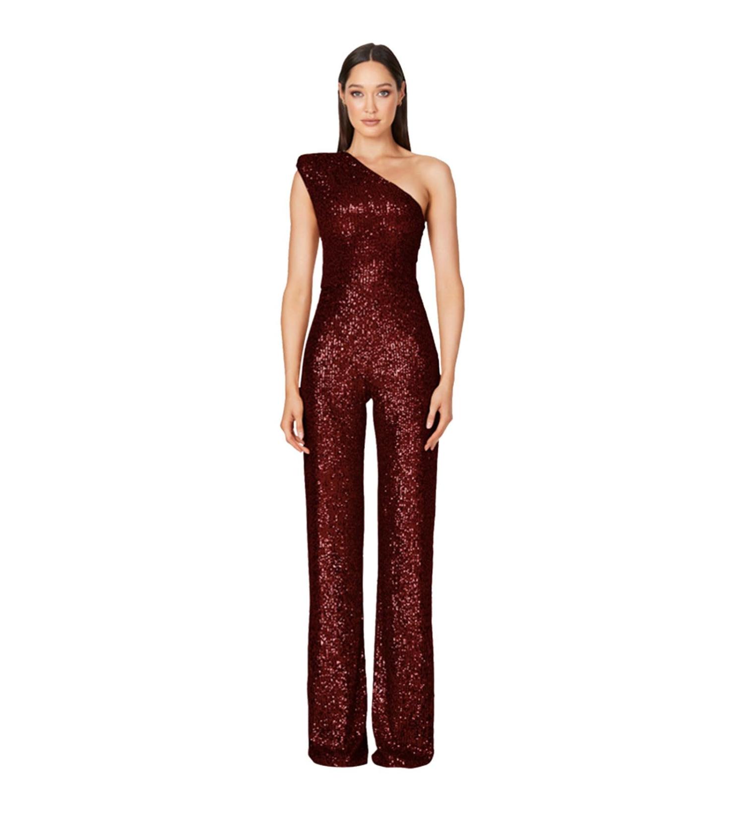 WILLBEST Womens Linen Sleeveless Jumpsuit Dungarees Casual Elastic Waist Adjustable Spaghetti Strap Straight Pants Jumper with Pockets 2137-oyvsw-red-f S - Buy Online on SooperMarket.com