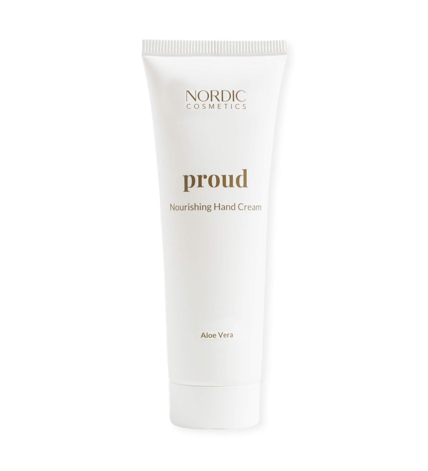 Vegan Hand Cream with Aloe Vera 50ml - Radiant Complexion Dermatologically Tested Animal Test-Free | Nordic Cosmetics - Buy Online on SooperMarket.com