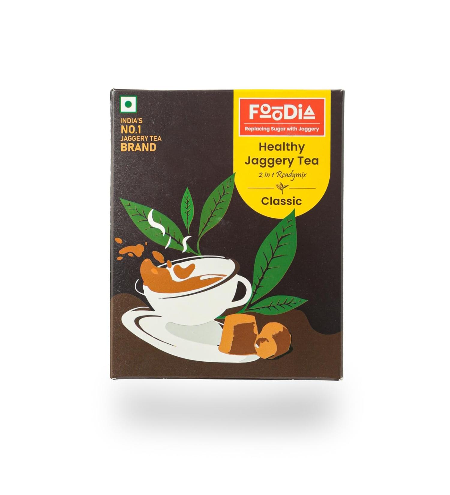 FOODIA Jaggery Classic Tea (440gm) - Buy Online on SooperMarket.com