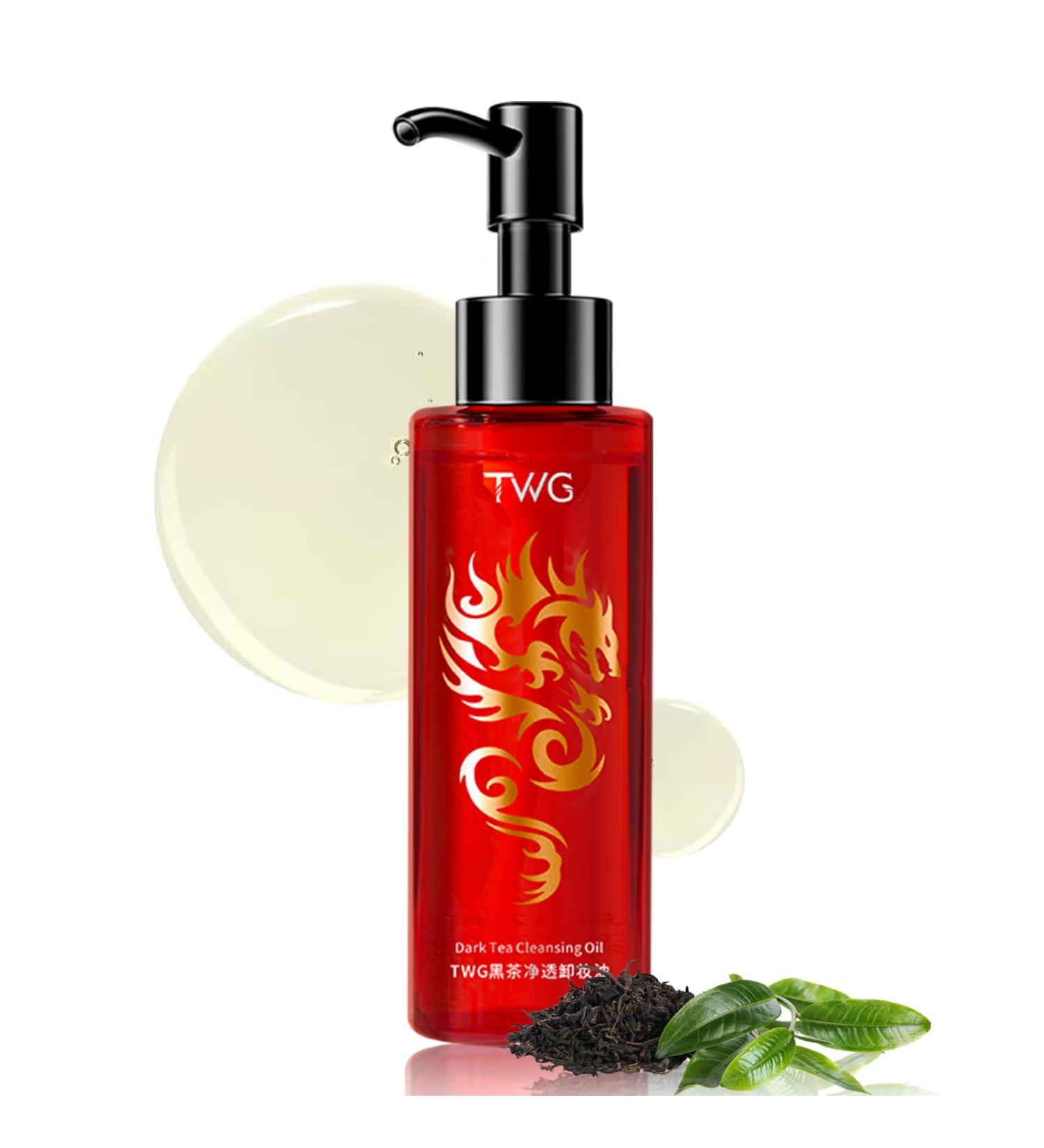 Dark Tea Cleansing Oil For Face Deep Cleansing Oil Oil Cleanser Korean For Daily Makeup Removal Oil Face Cleanser To Shrink Pores Cleansing Waterproof Foundation Mascara & Blush - 120ml - Buy Online on SooperMarket.com